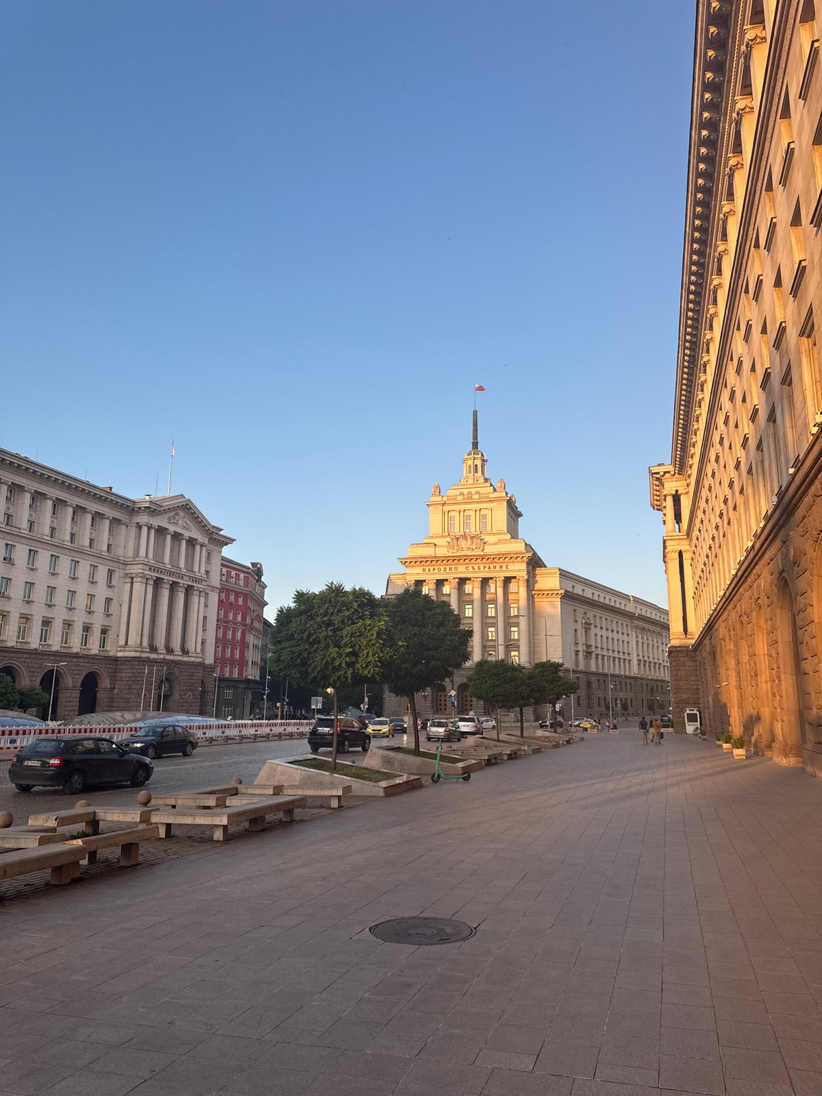 Golden hour stroll through Sofia's historic city center