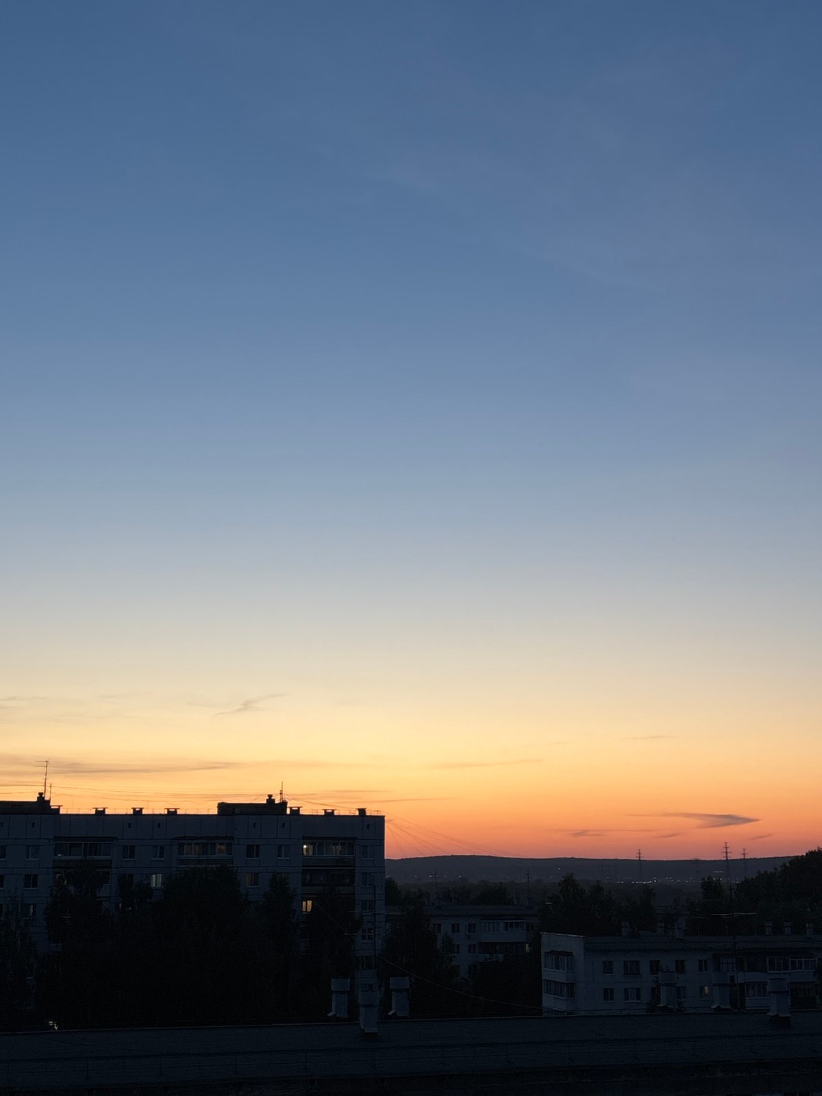 Quiet July evening in Chaikovsky, indoors and out
