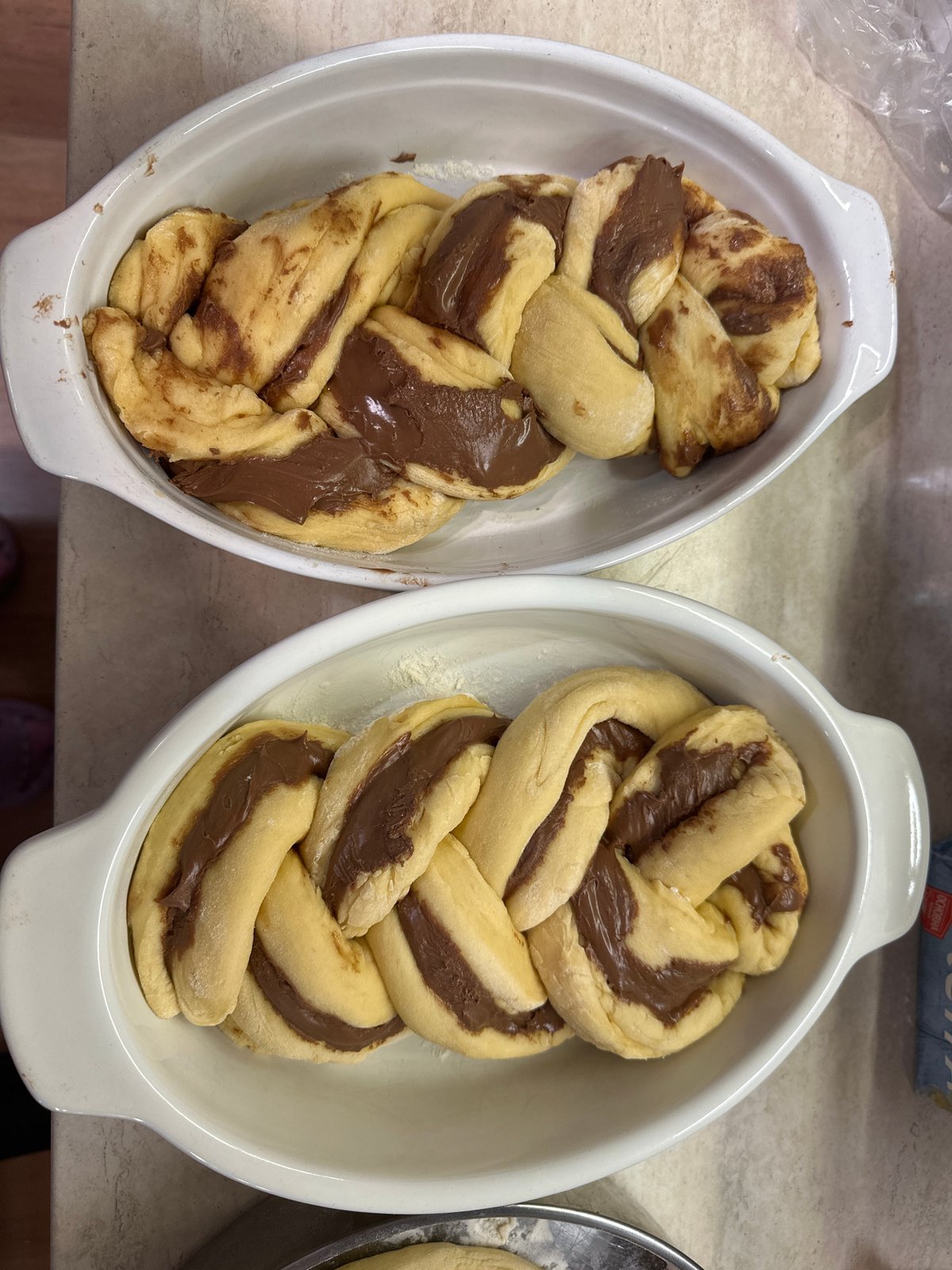 Easter baking observed in Sofia kitchen