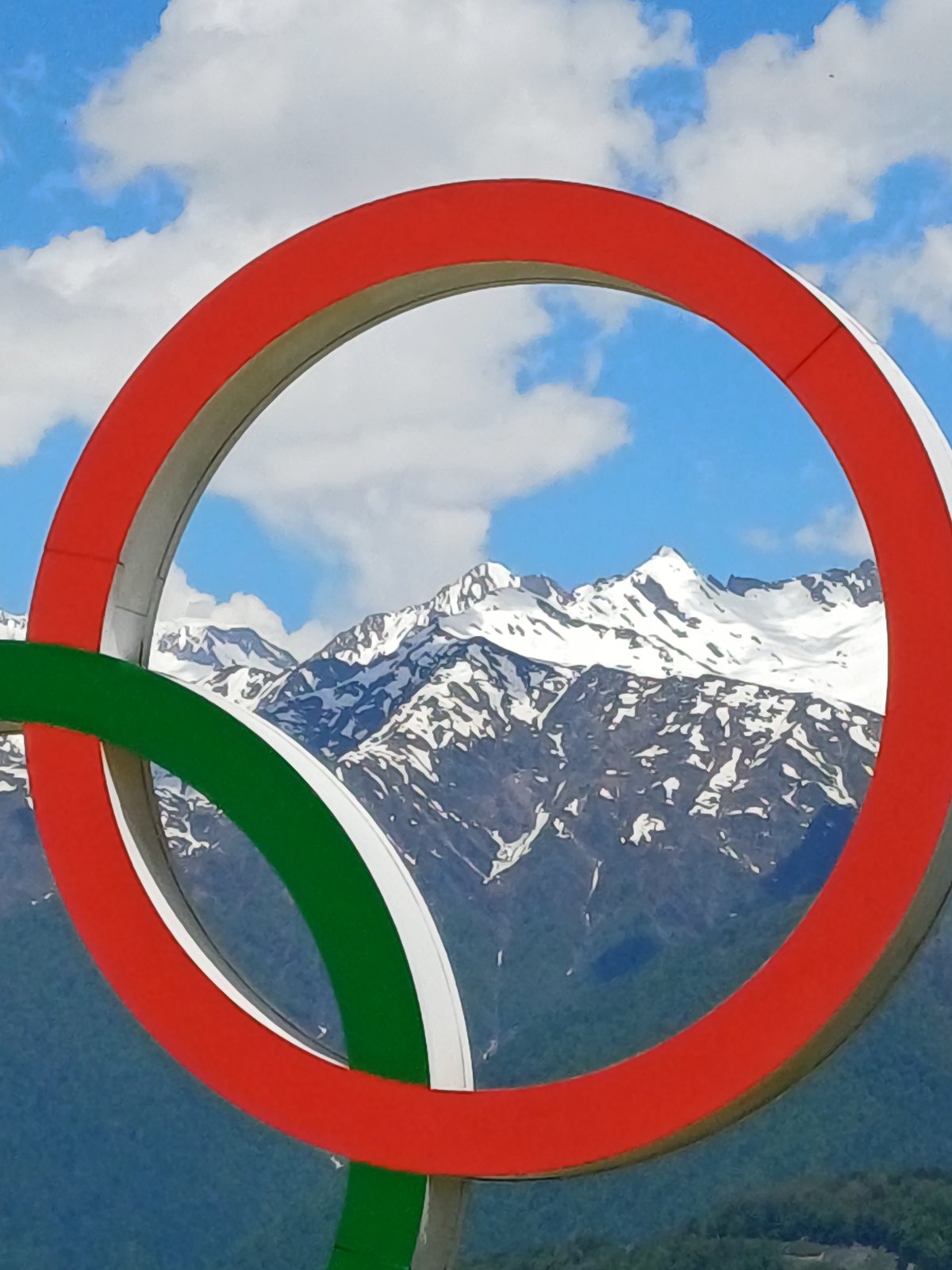 Olympic resort scenes documented in Estosadok mountain region