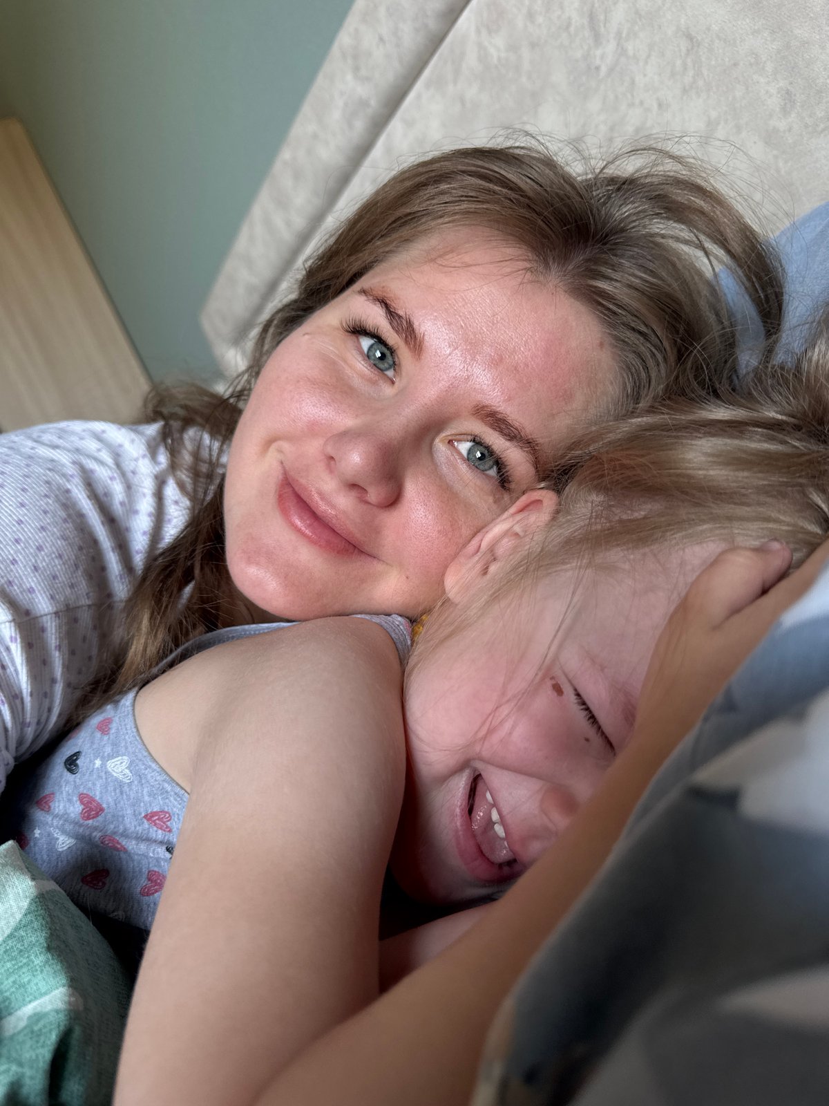 Morning family moments captured in rural Russian home