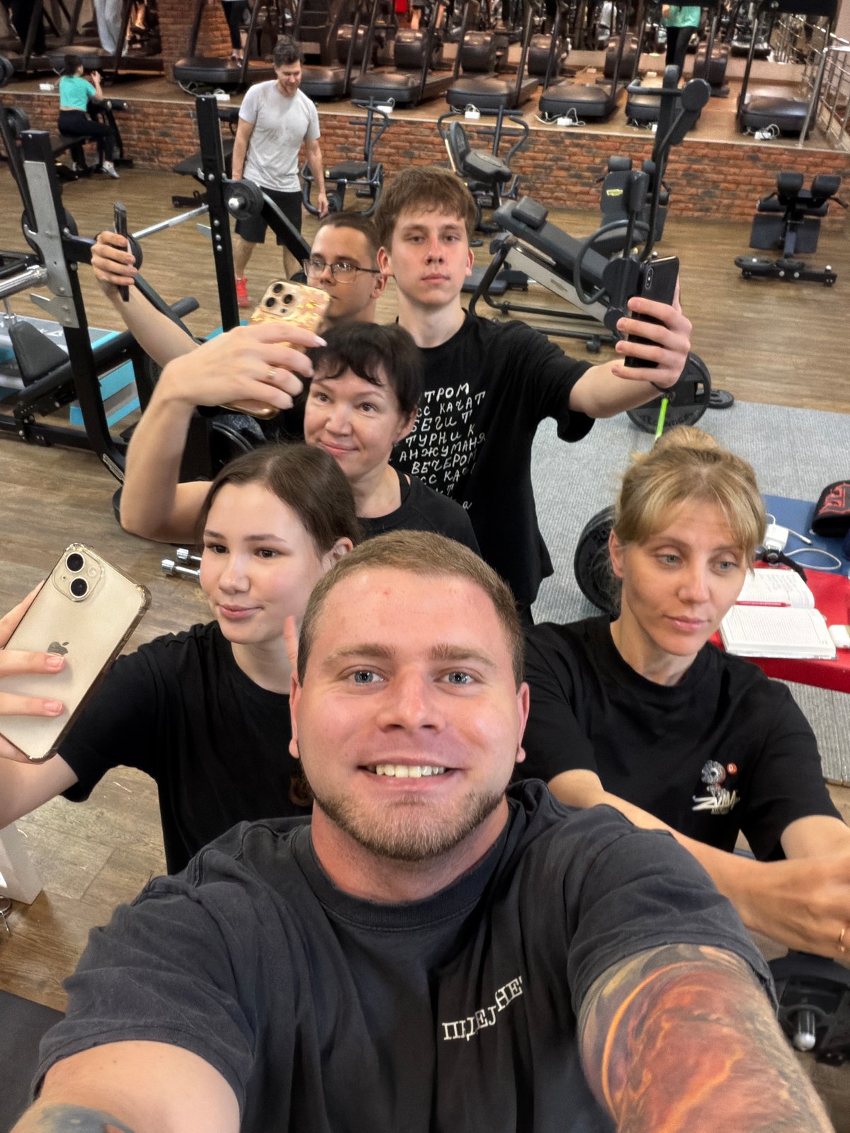 Routine gym activities and daily life documented in Chaikovsky