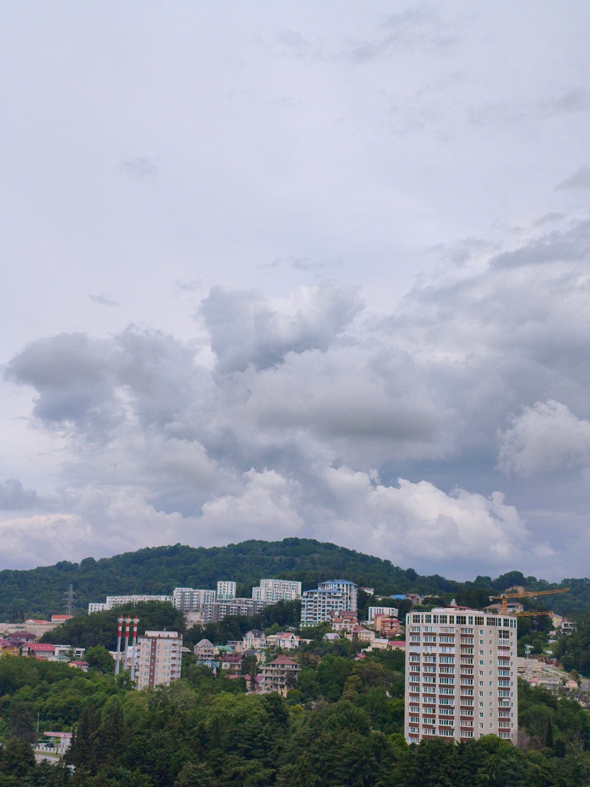 Sochi balcony views and city scenes across morning hours