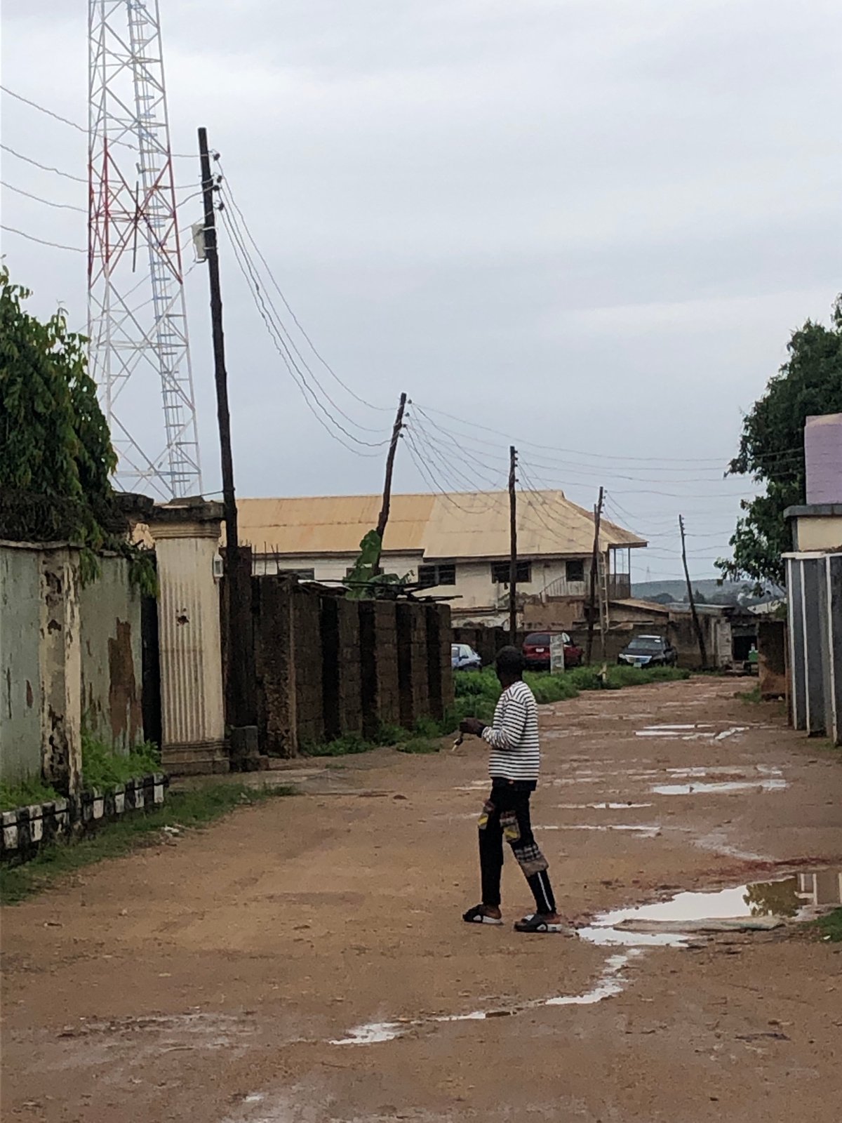 Morning street life documented around Nigerian schools and neighborhoods