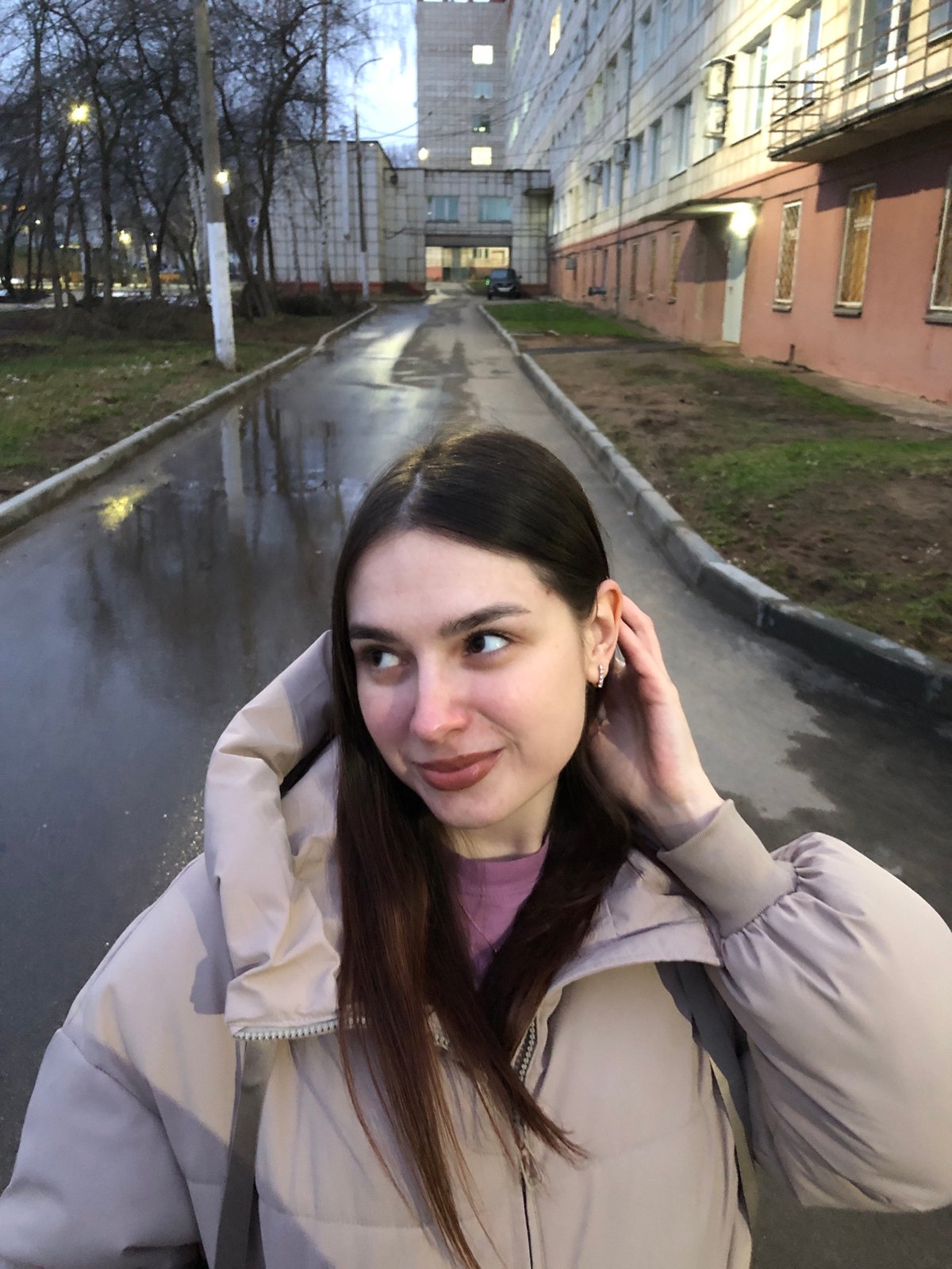 Resident documents pets, selfies, landmarks during Chaikovsky afternoon stroll