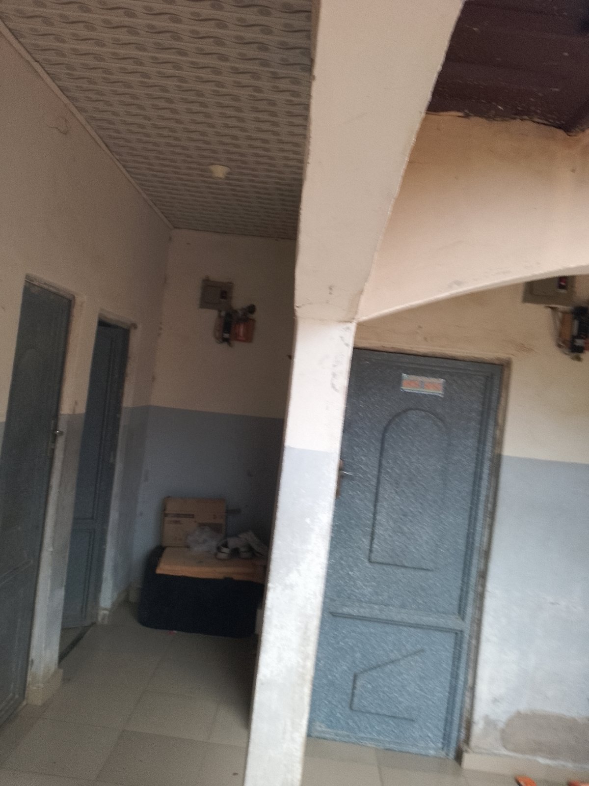 Morning cleaning routine documented in Jauro Yinu building