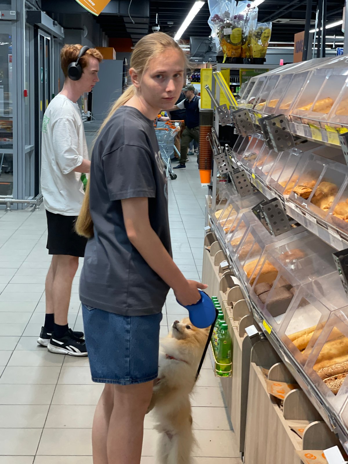 Routine Shopping Activity Observed at Moscow Supermarket