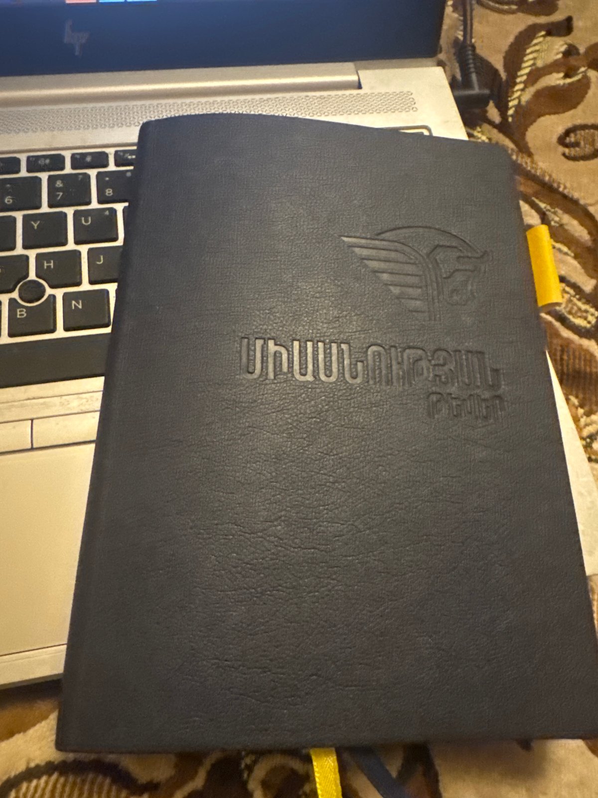 Writer documents Armenian notebook session in Gyumri cafe