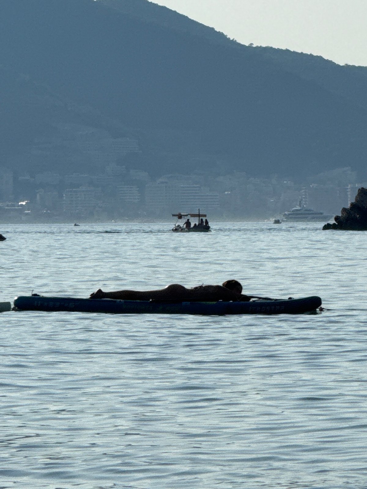 Lazy afternoon on the Adriatic at Sveti Stefan
