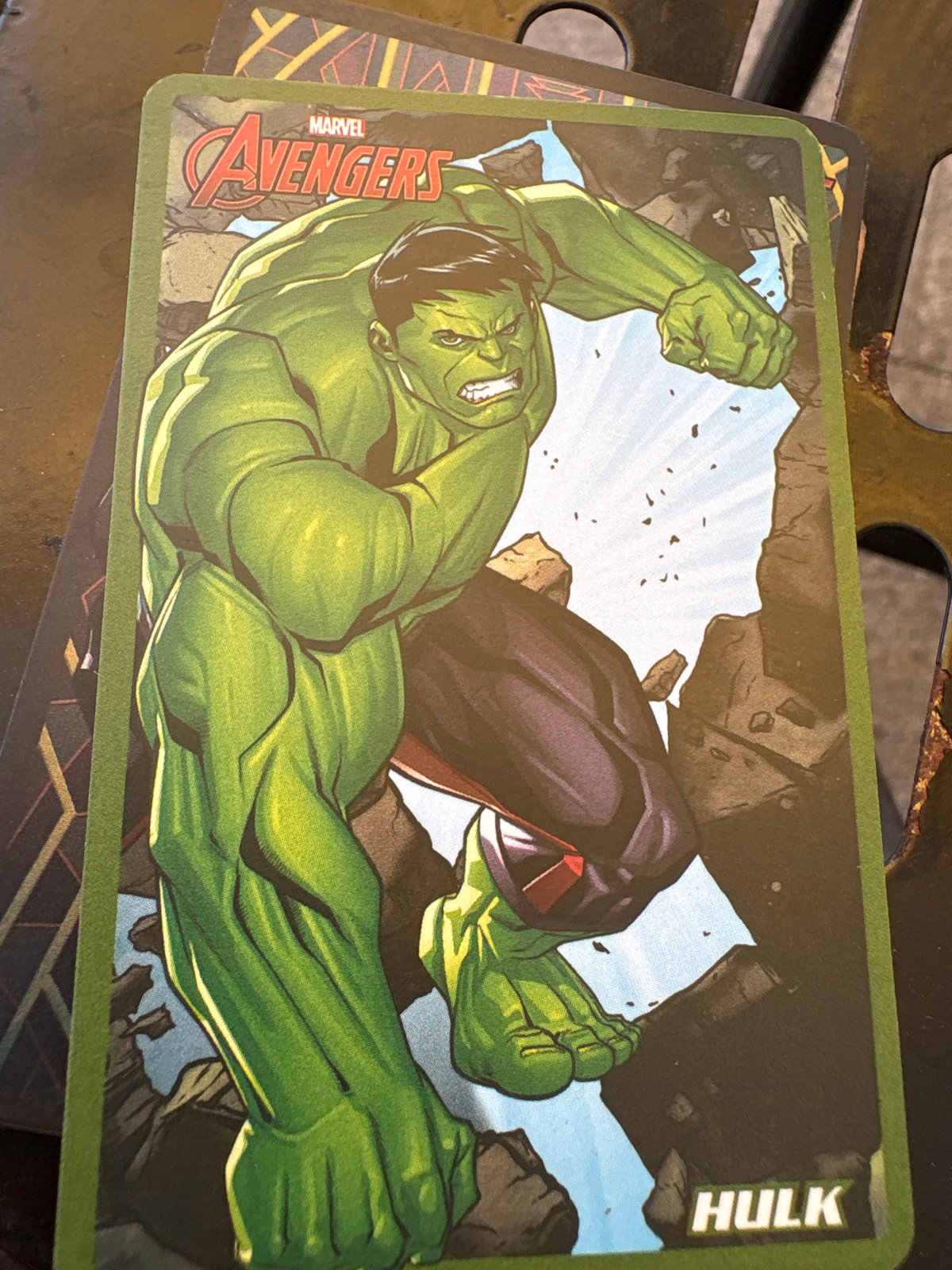 Nha Trang street scenes mixed with Marvel trading card collection