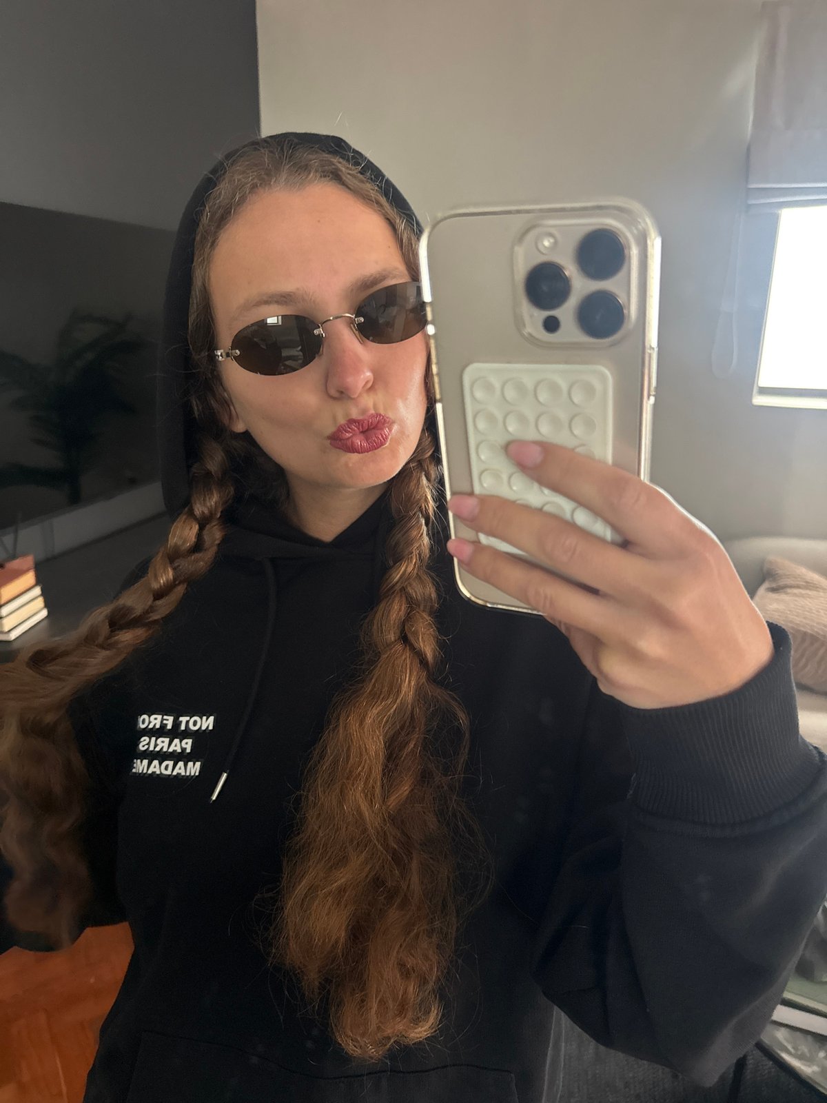 Morning selfies and breakfast documented in Cape Town