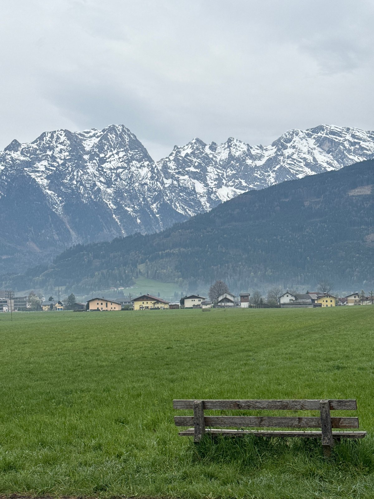 Morning rural landscape documented in Georgenberg, Austria