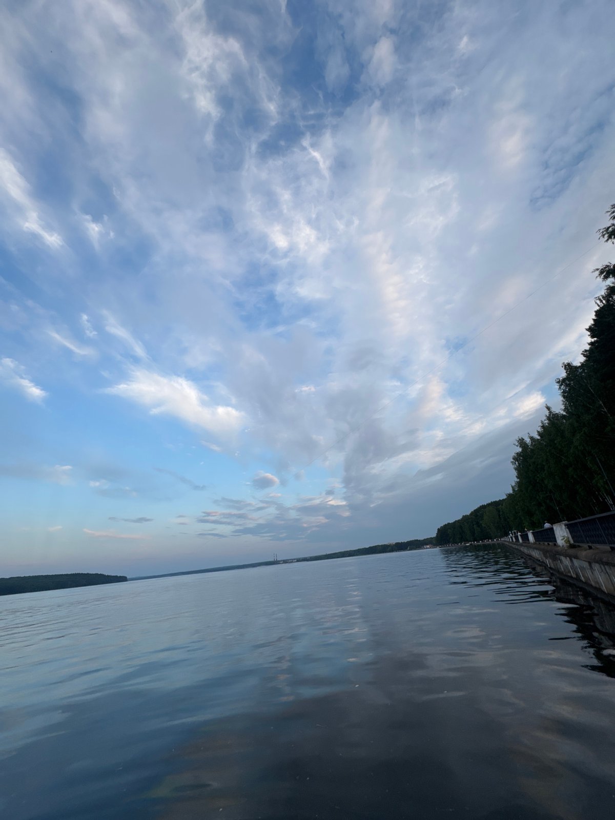 Fishing and hanging out along the Votkinskoye Reservoir in Chaikovsky