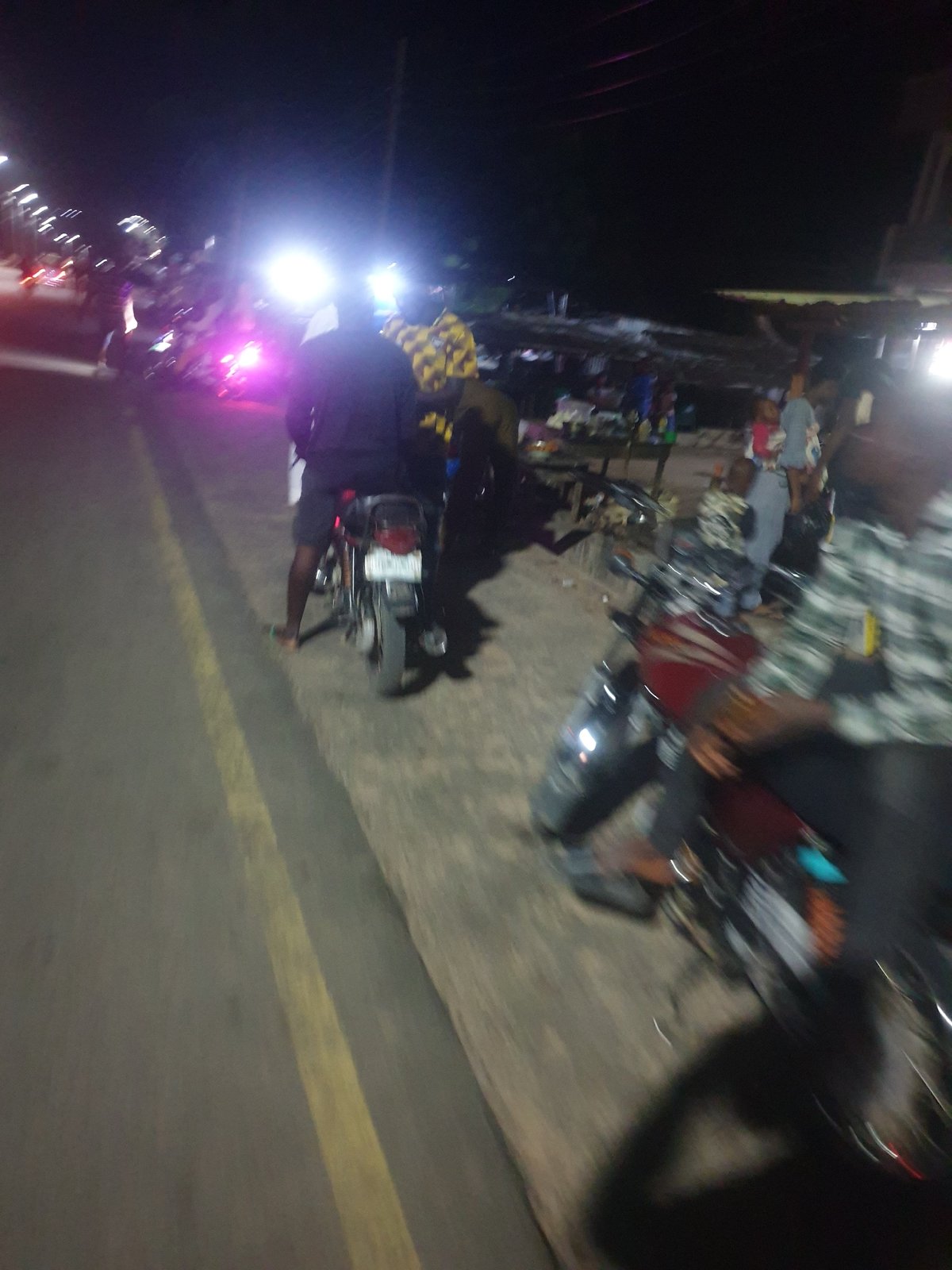 Evening street life documented in Zango-ndaji, Nigeria