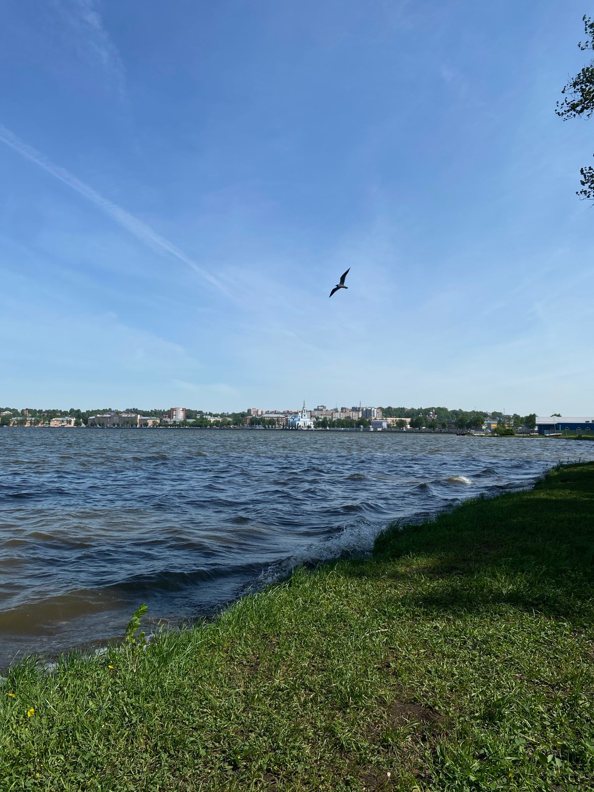 Spring morning stroll documented through historic Votkinsk, Russia