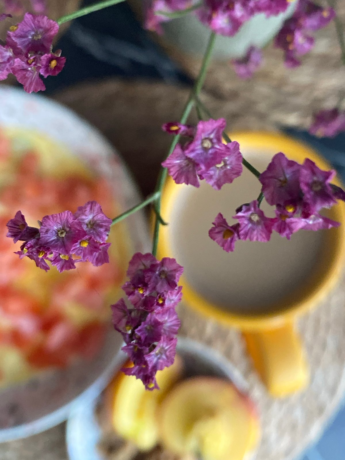 Quiet breakfast morning at home in Chaikovsky
