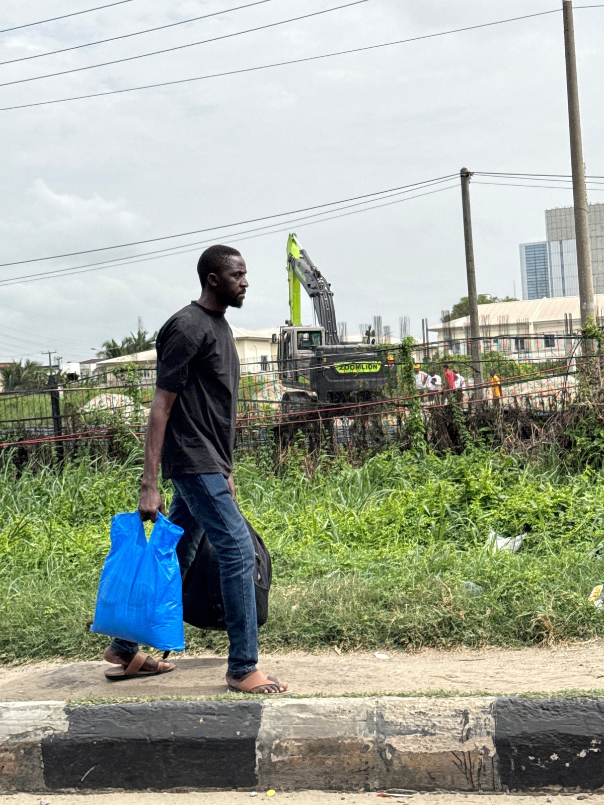 Pedestrians spotted on Ilado streets during morning hours