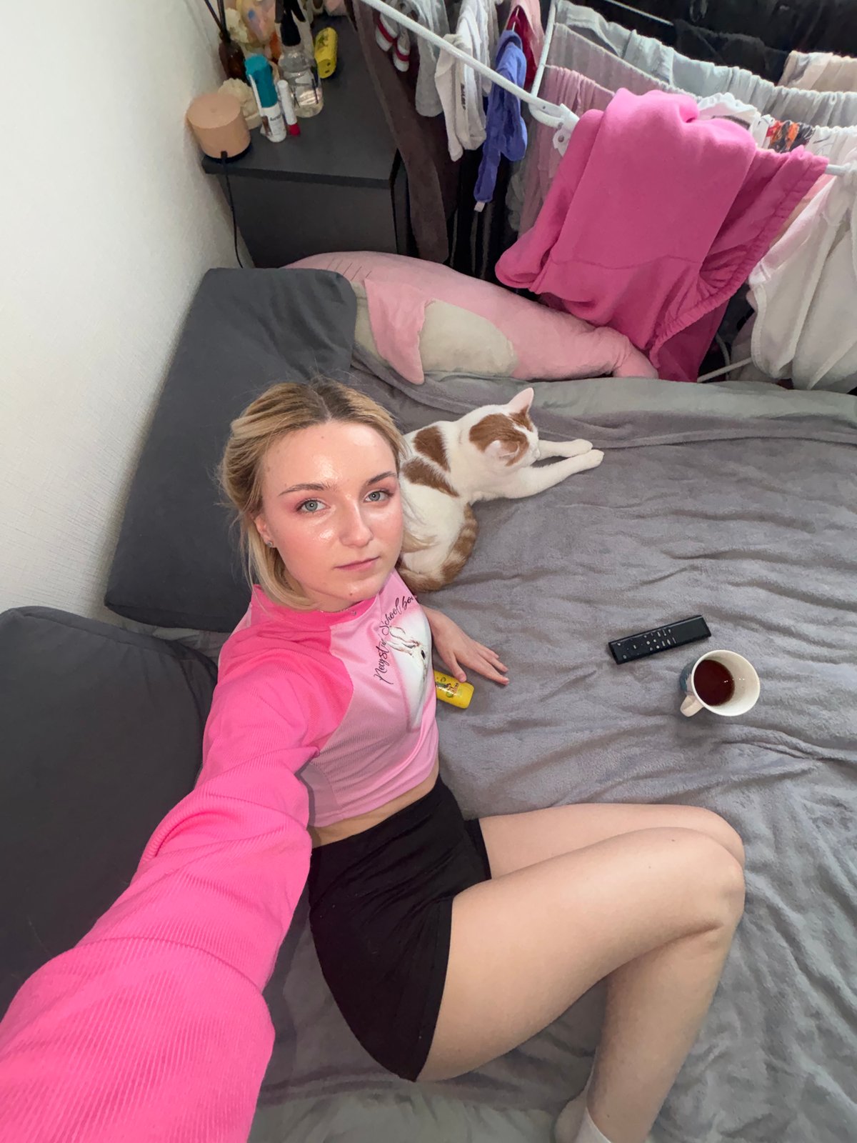 Woman Takes Selfies in Russian Treatment Room