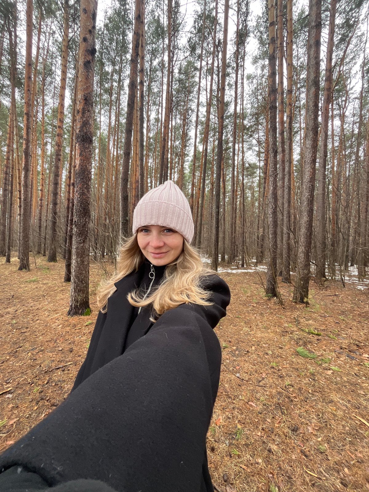 Early morning moments with puppy during rainy day in Chaikovsky