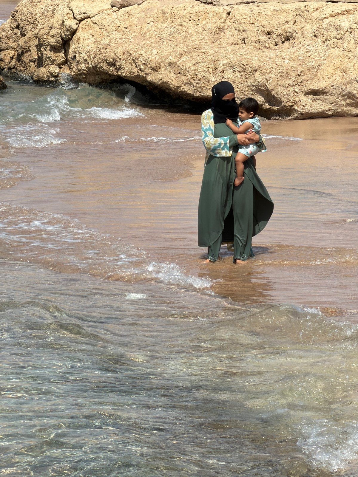 Morning beach scenes documented in Sharm El Sheikh