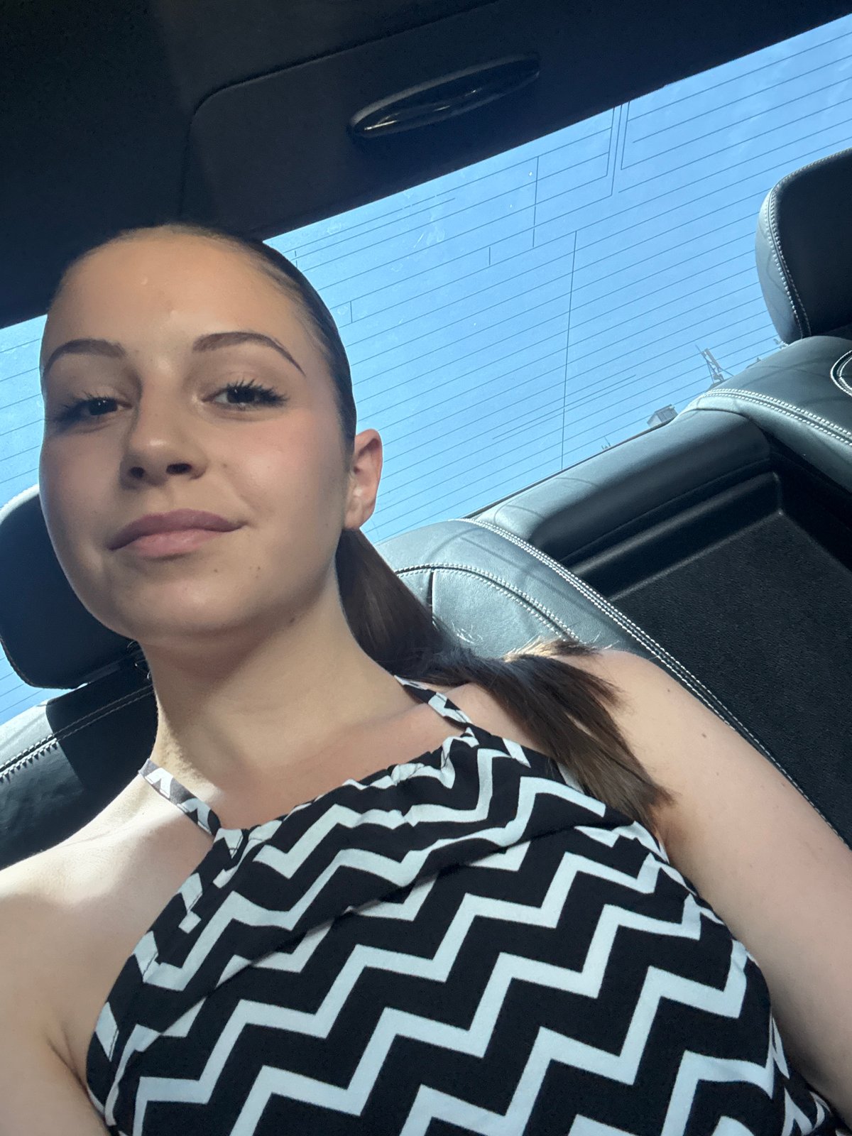 Candid car selfies in Burgas, Bulgaria