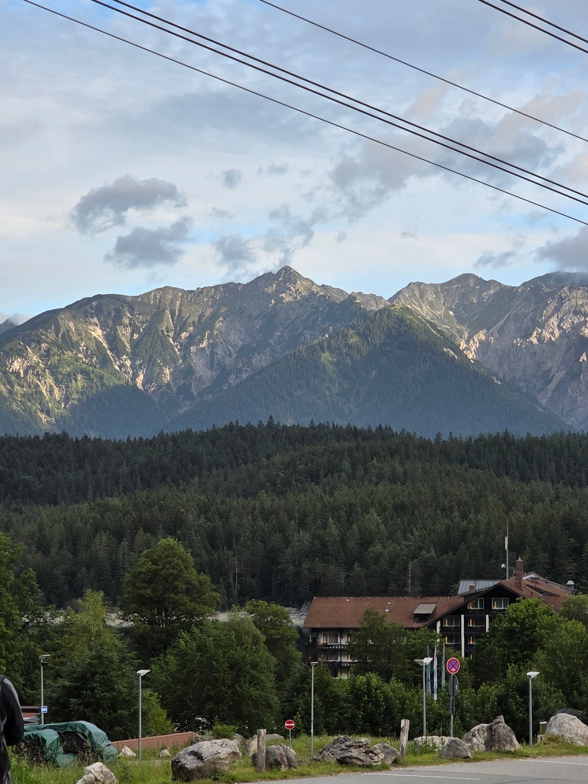Zugspitze cable car journey through German Alpine landscape