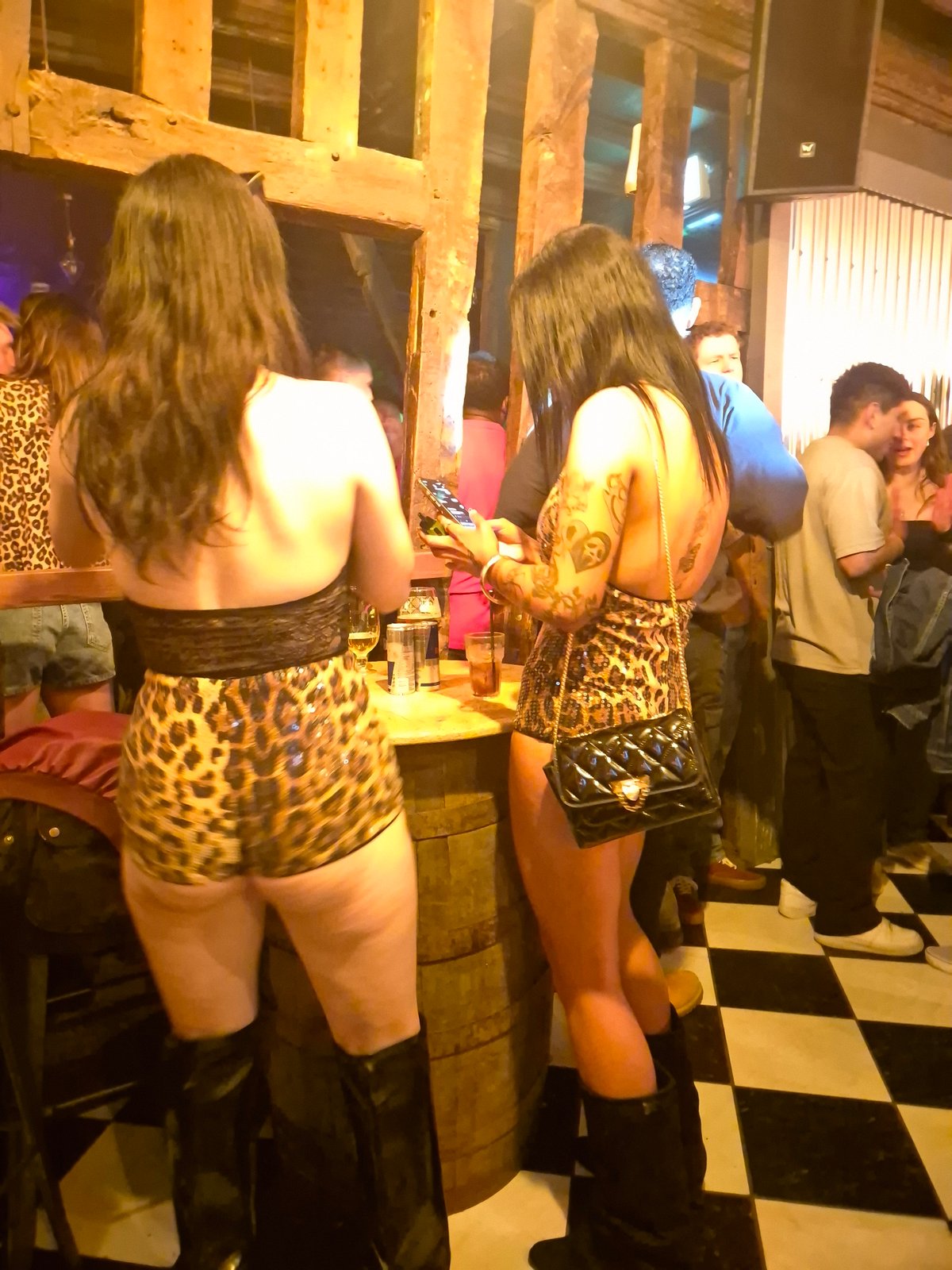 Nightclub scene captured in West Suffolk during late evening hours