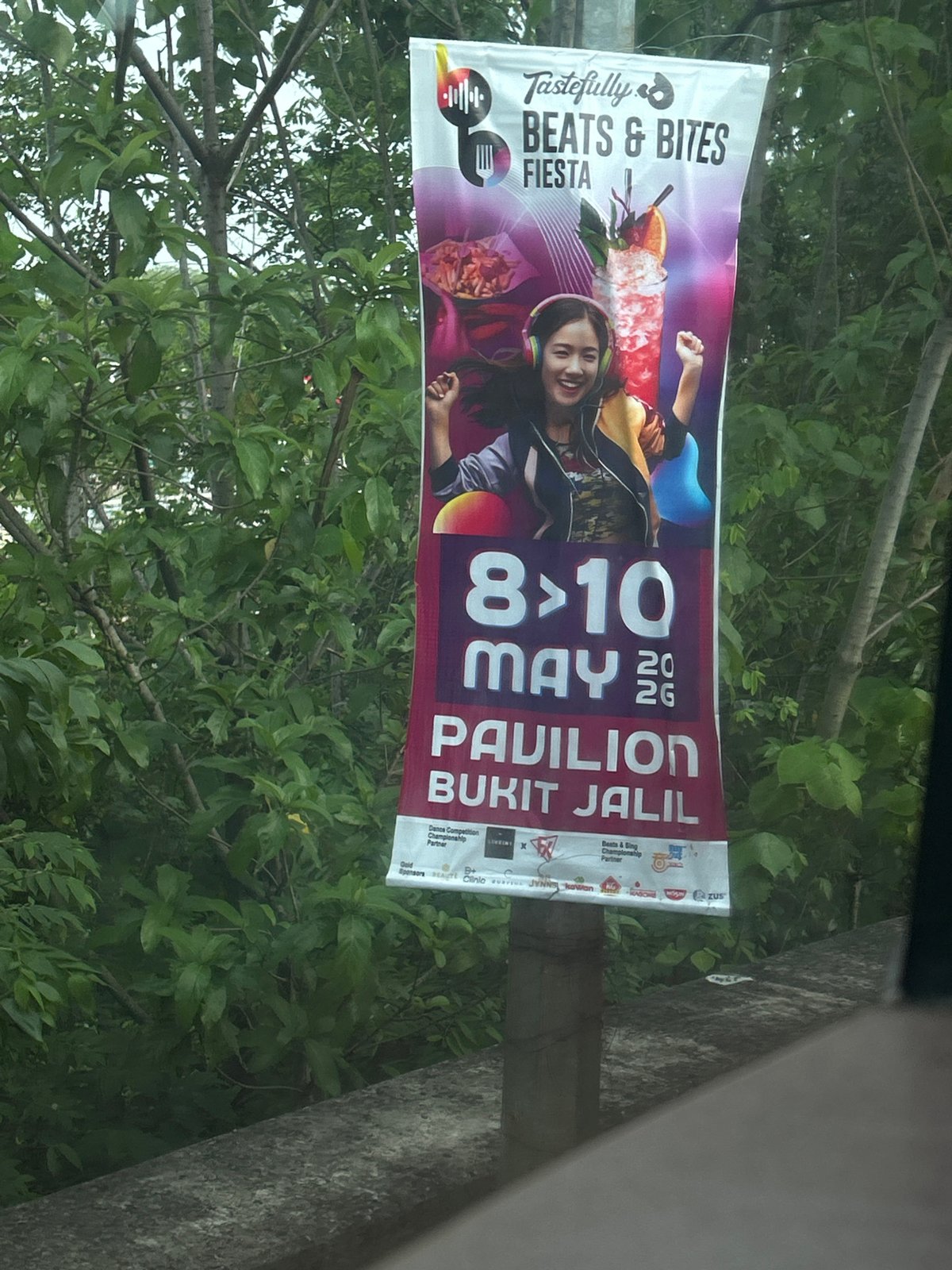 Event banner spotted in Kuala Lumpur advertising food festival