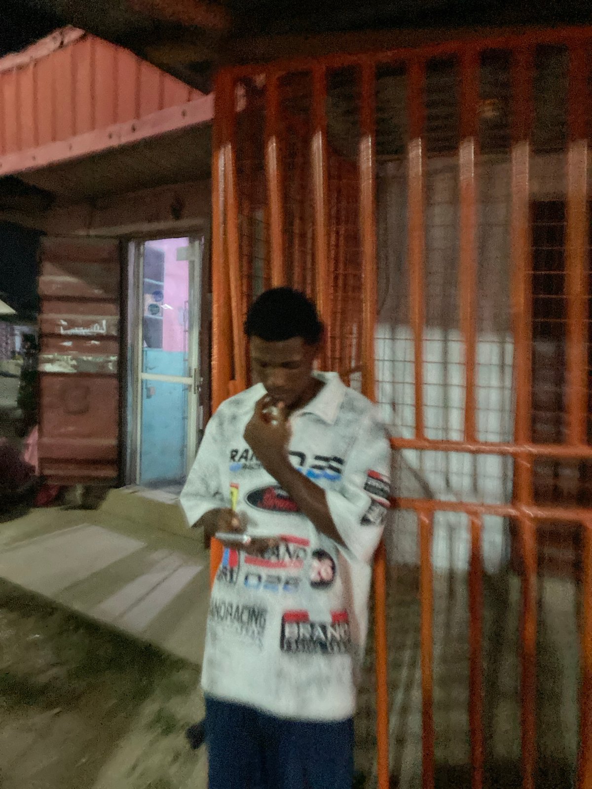 Evening street life documented in Aba, Nigeria
