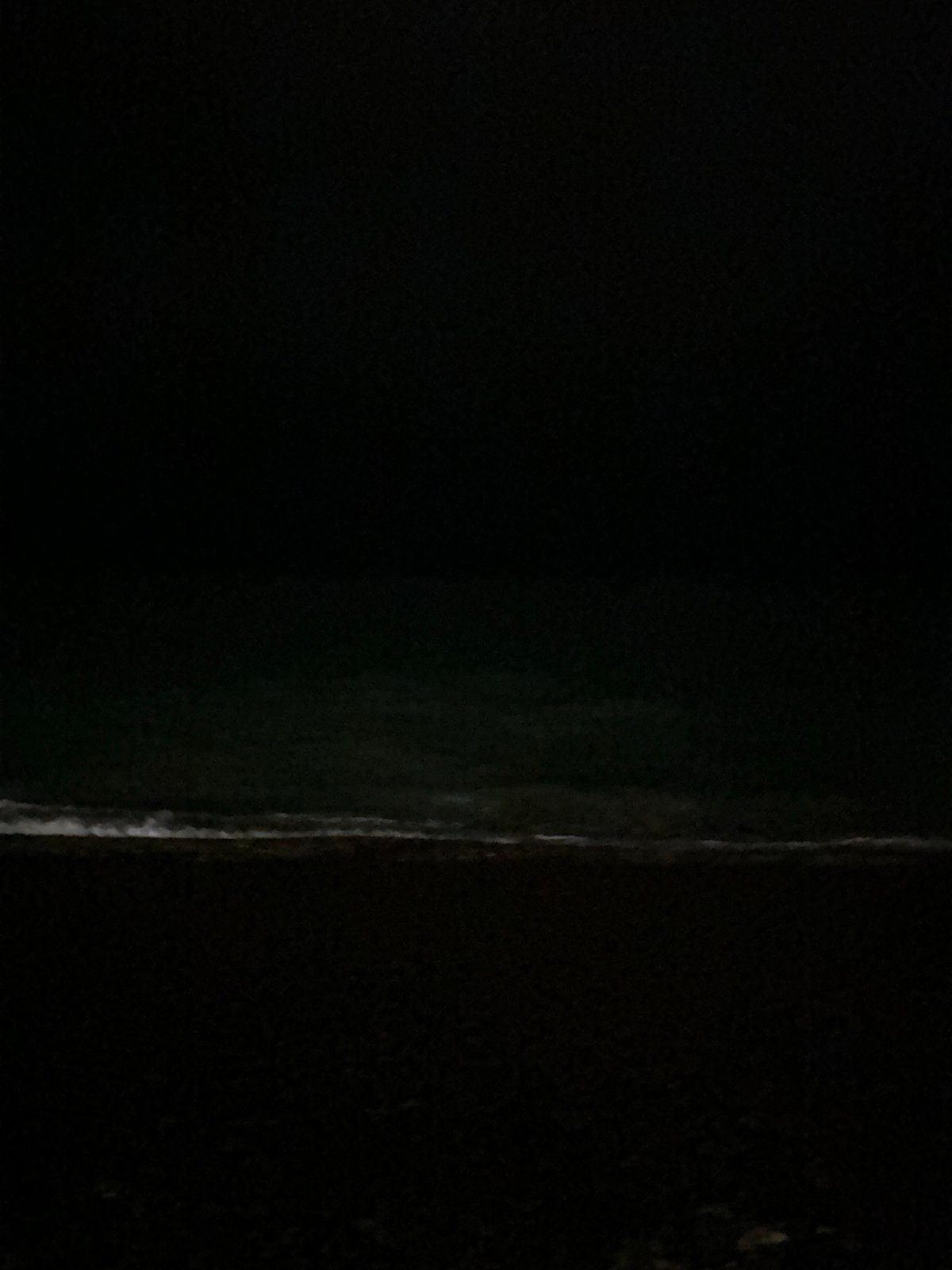 Dark scene with minimal detail captured in St Leonards