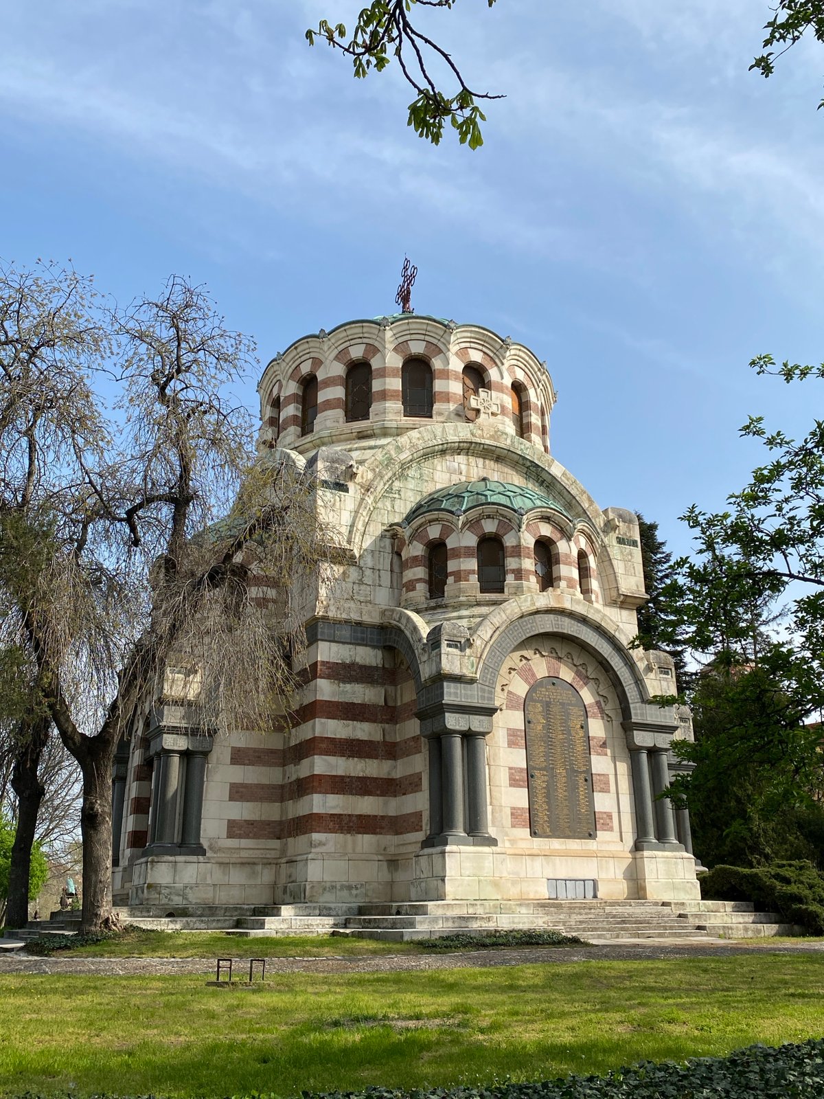 Historic chapel mausoleum documented in Pleven, Bulgaria