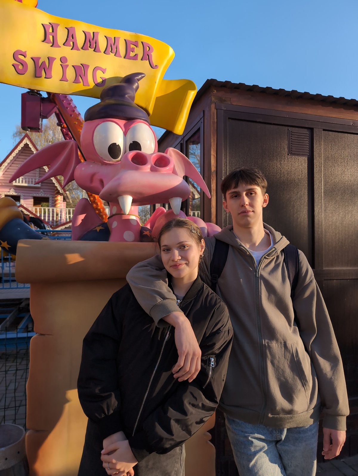Young visitors enjoy afternoon at Izhevsk amusement park