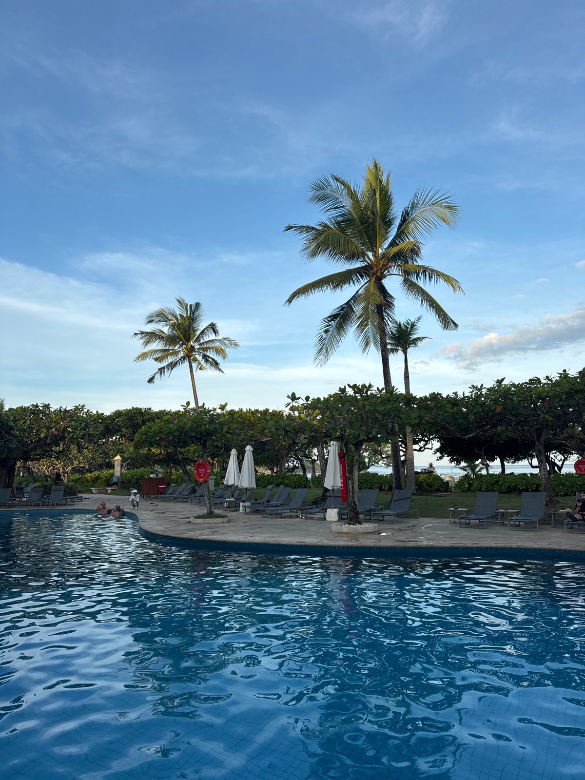 Resort scenes captured in Kuta Selatan poolside area