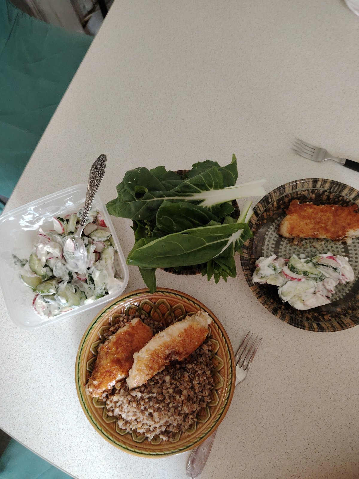 Vladimirovka resident documents lunch preparation and garden tending activities