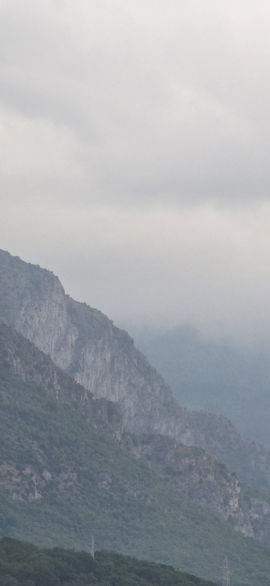 Overcast skies blanket Bar, Montenegro coastal region