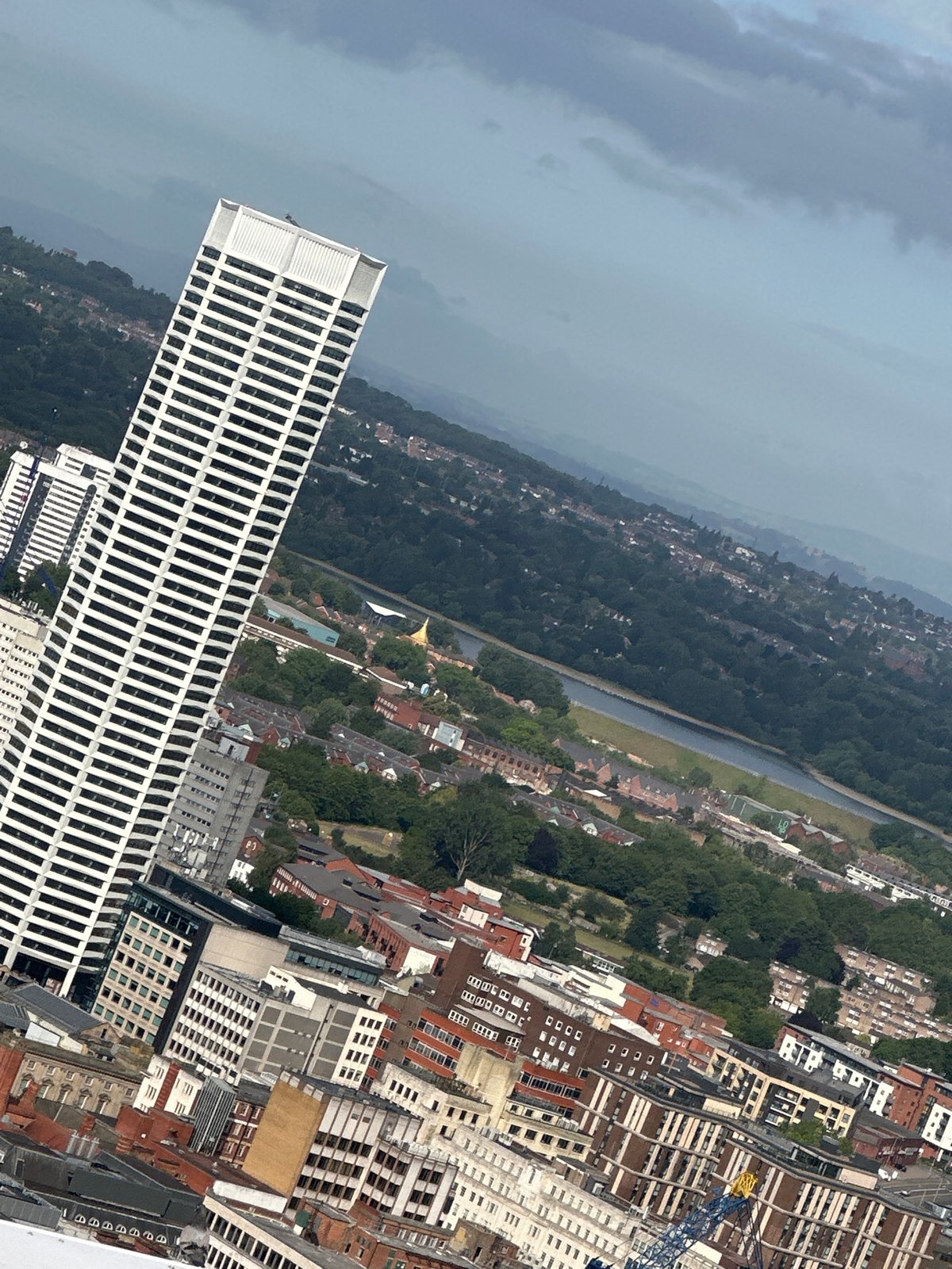 Birmingham city centre from the air, multiple angles