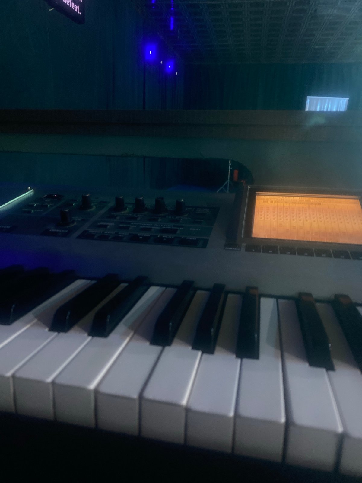 Close-up details from a music session in Howayi, Nigeria