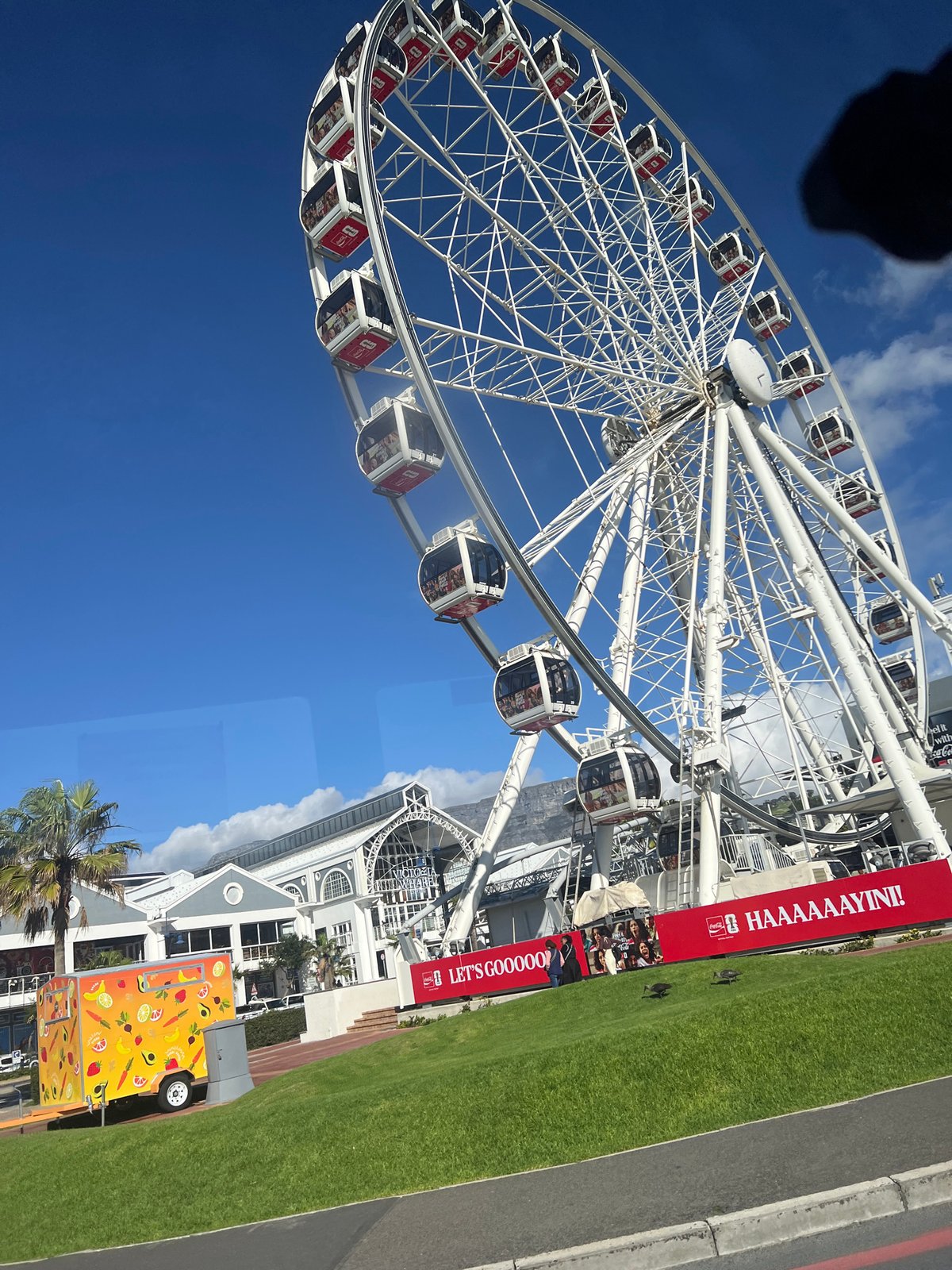 Cape Wheel on a clear day at the V&A Waterfront