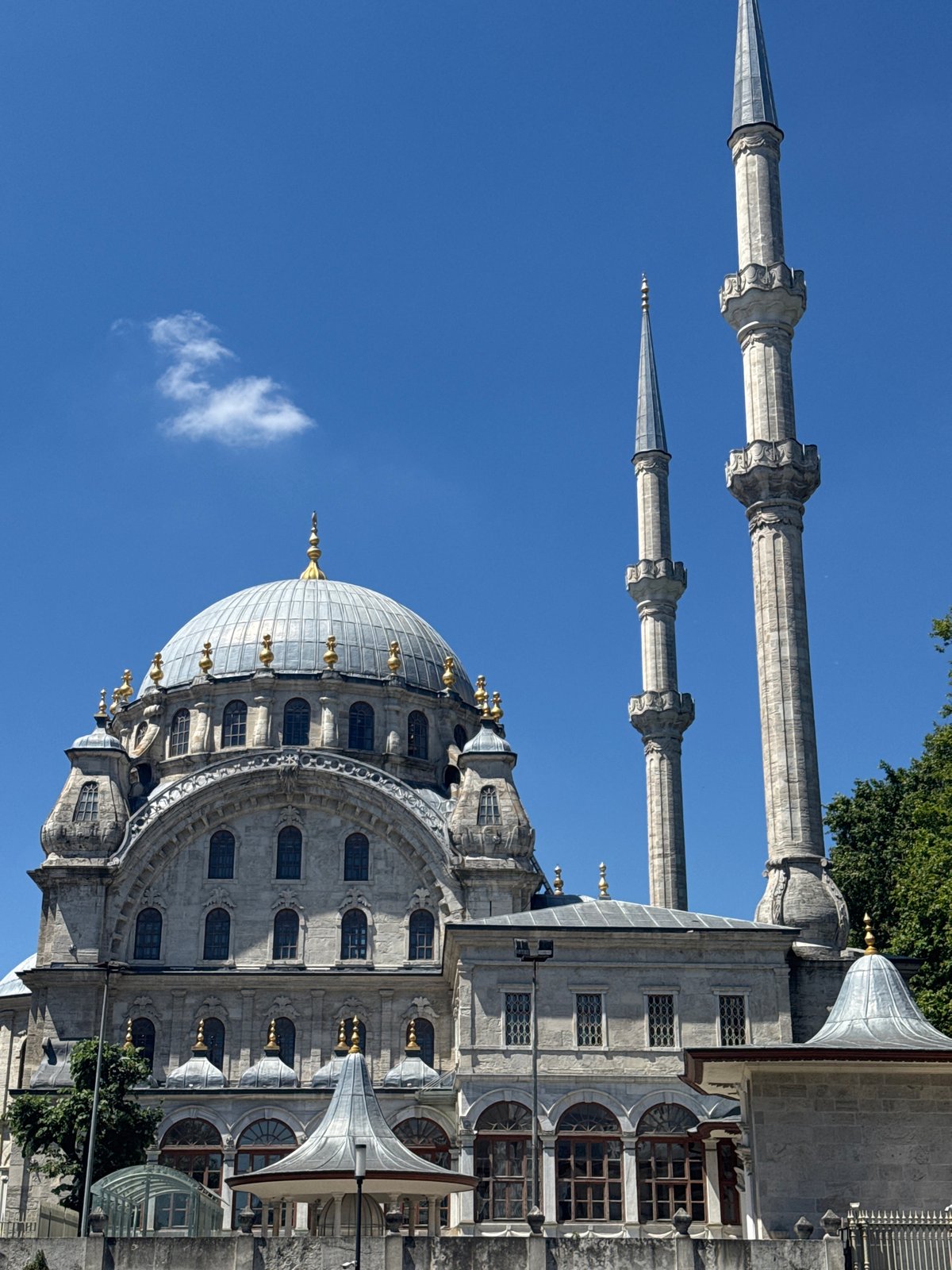Beyoğlu streets and landmarks on a bright summer morning