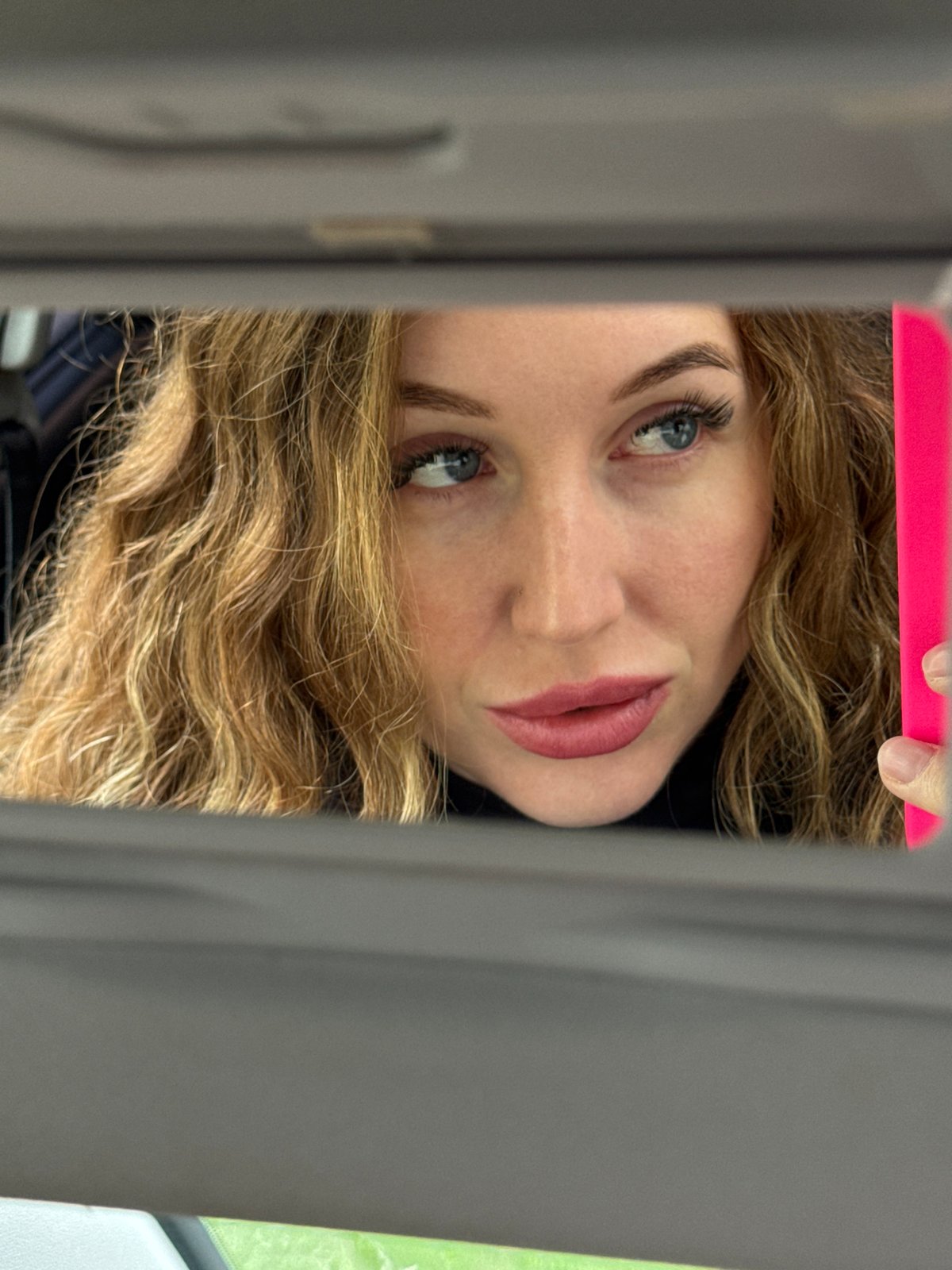 Woman's morning routine documented during rainy day in Chaikovsky