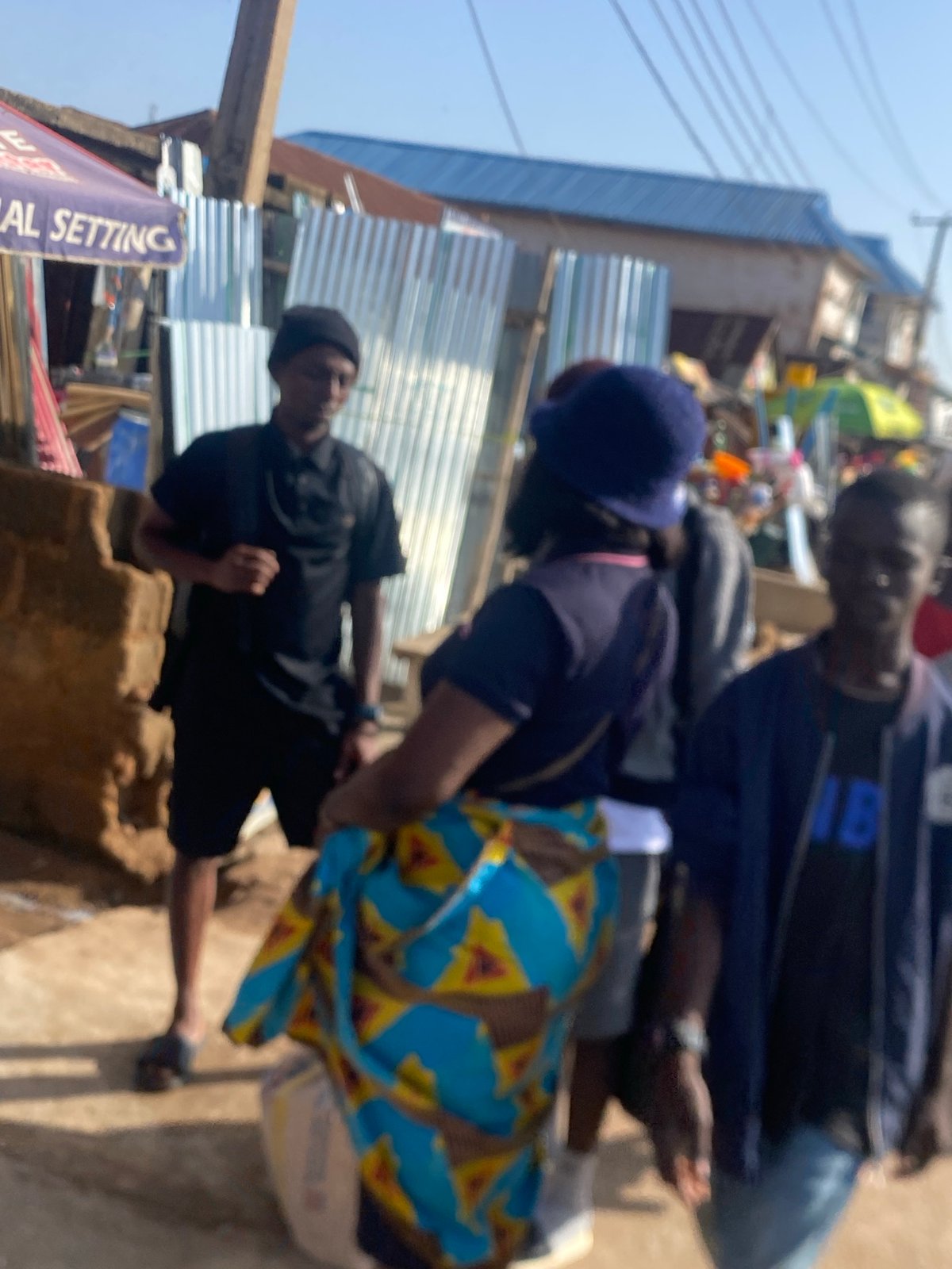 Morning daily life documented across Bukuru, Nigeria streets