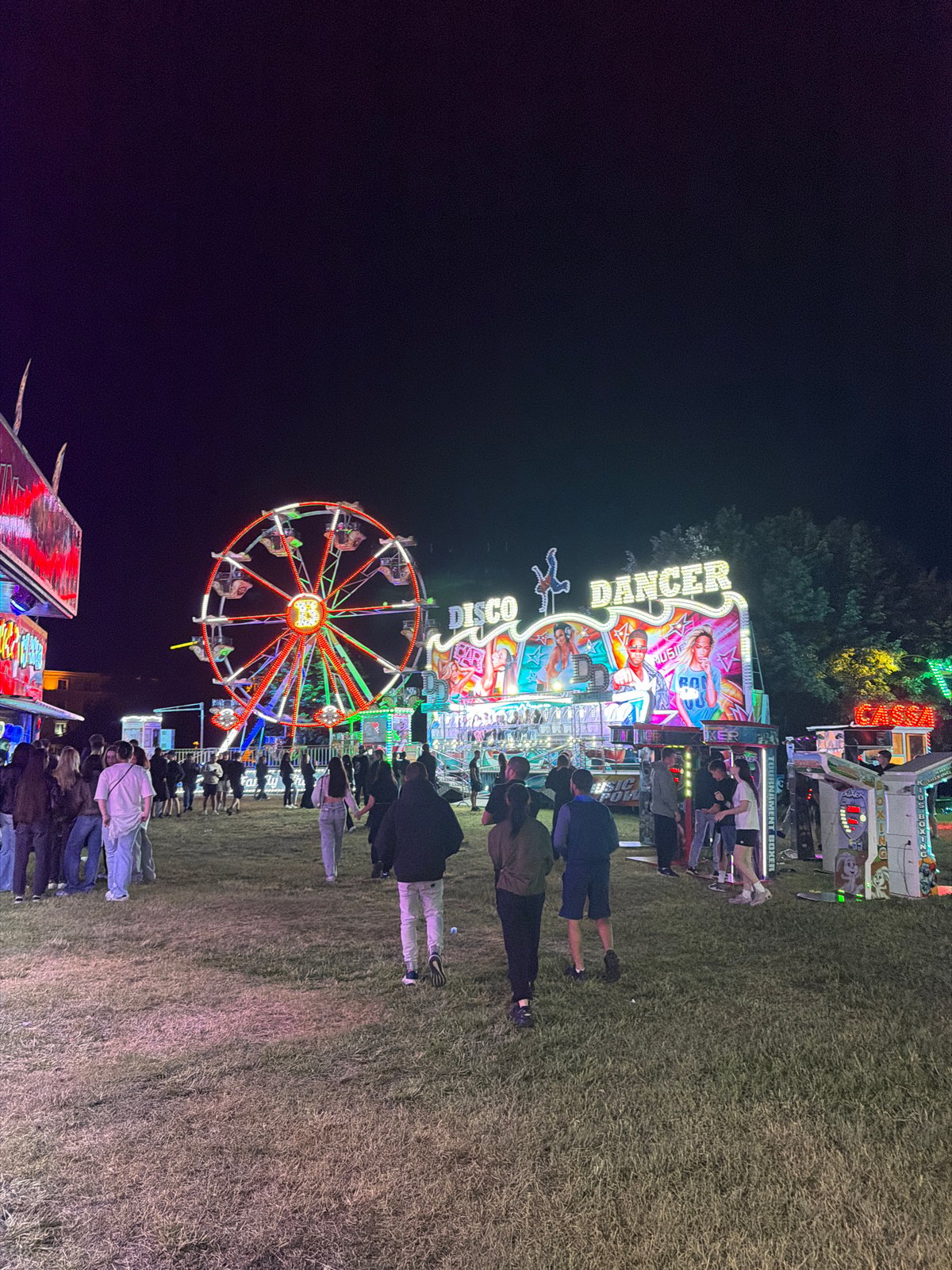 Evening carnival festivities and PARK fest in Sofia