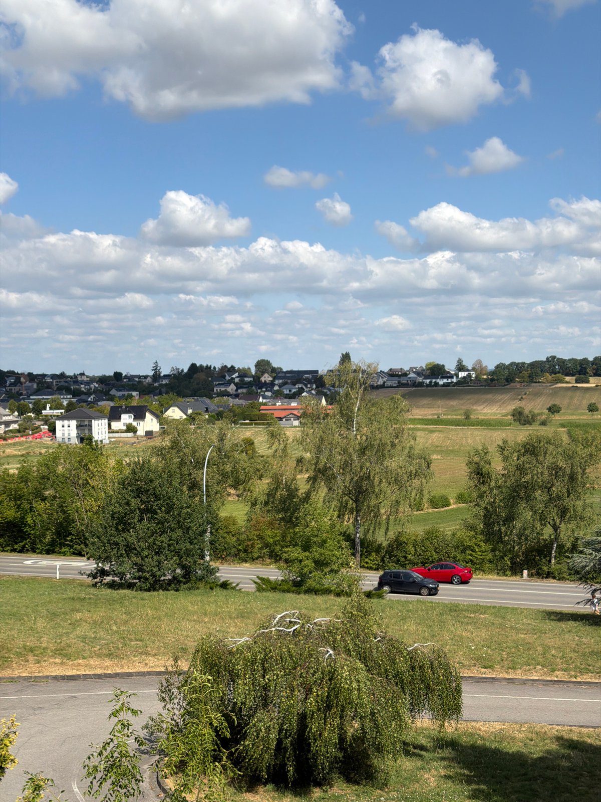 Morning scenes around a Leudelange business park