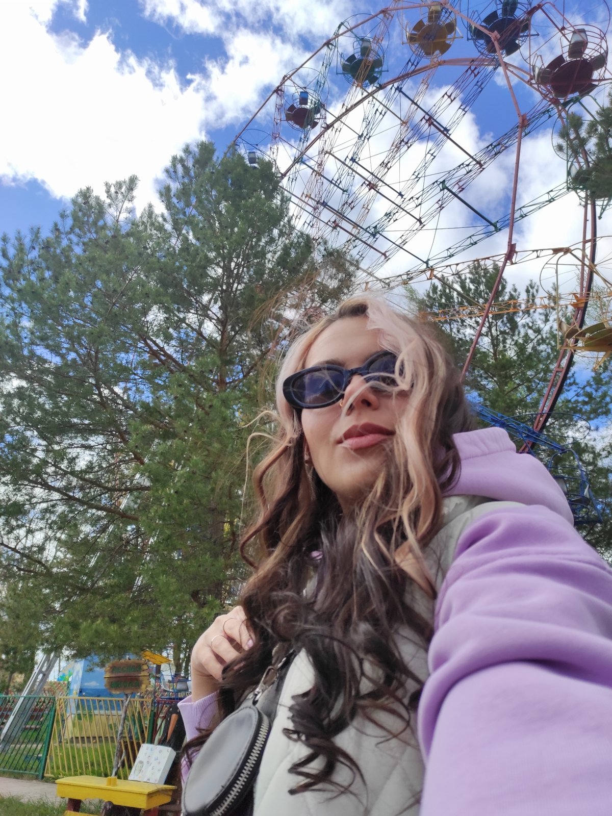 Family outing documented across Chaikovsky during spring morning