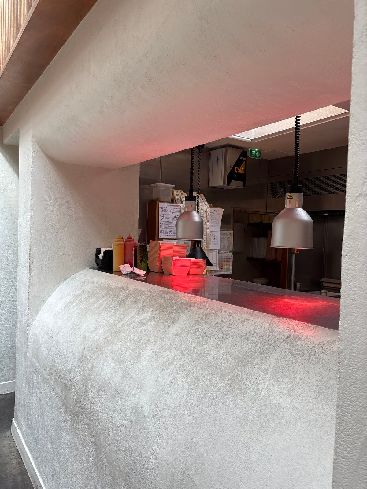 Interior views of PNY Burger restaurant in Paris Marais