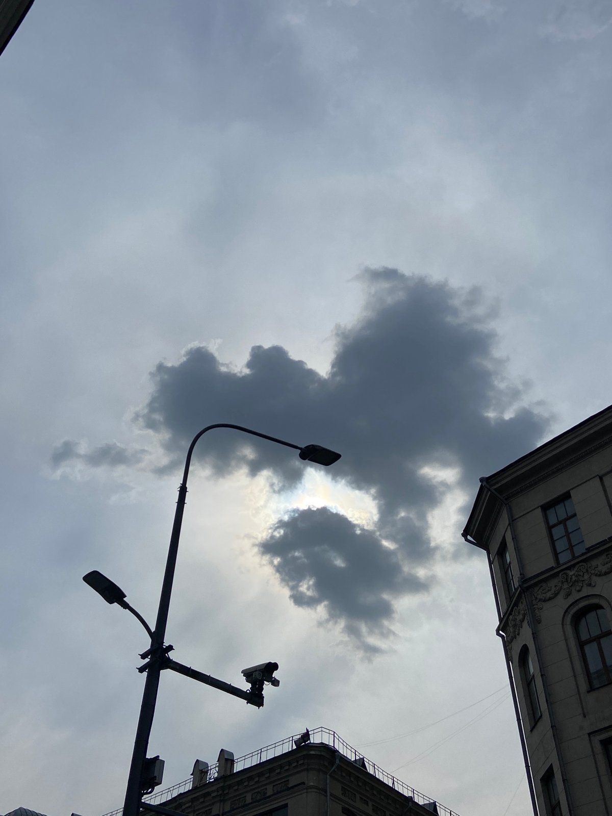 Moscow architectural landmarks documented under cloudy afternoon skies