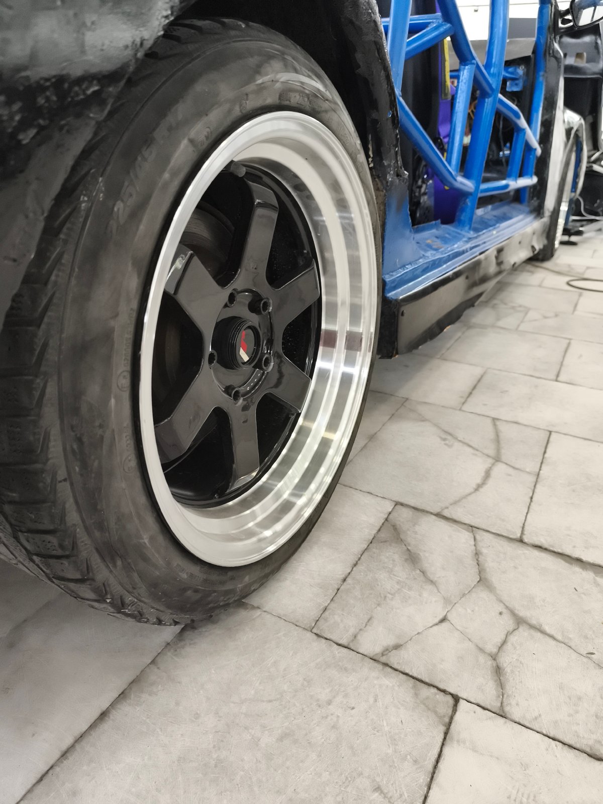 Modified cars displayed at automotive gathering in Targovishte, Bulgaria