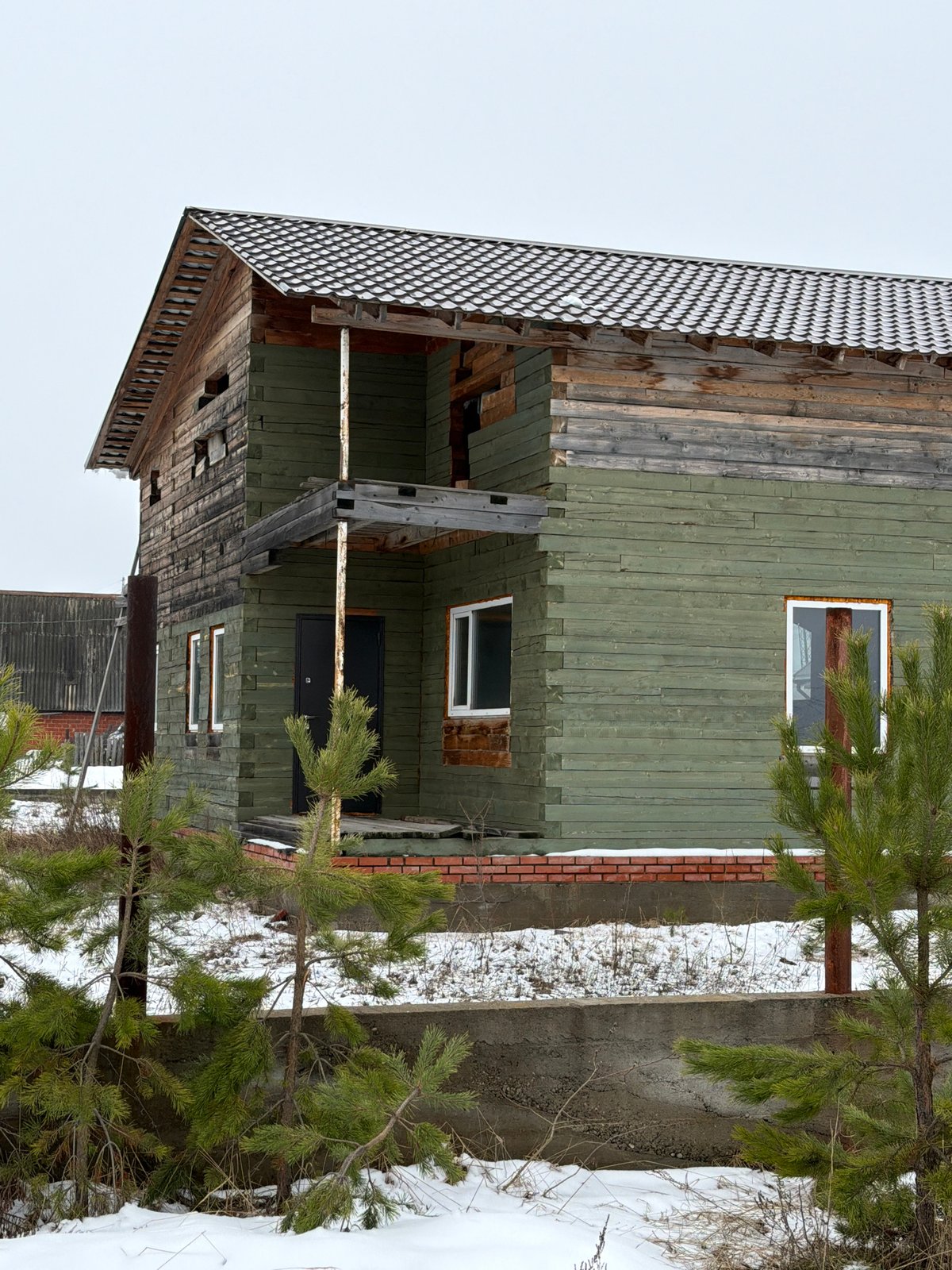 Winter scenes documented in Chaikovsky, Russia