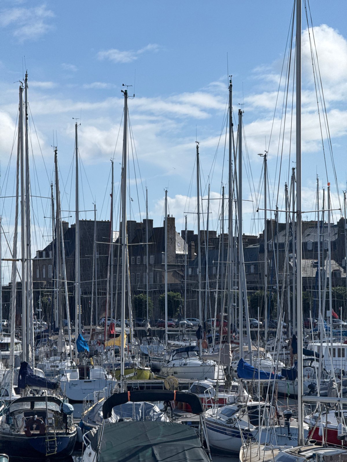 Saint-Malo waterfront scenes captured during sunny afternoon
