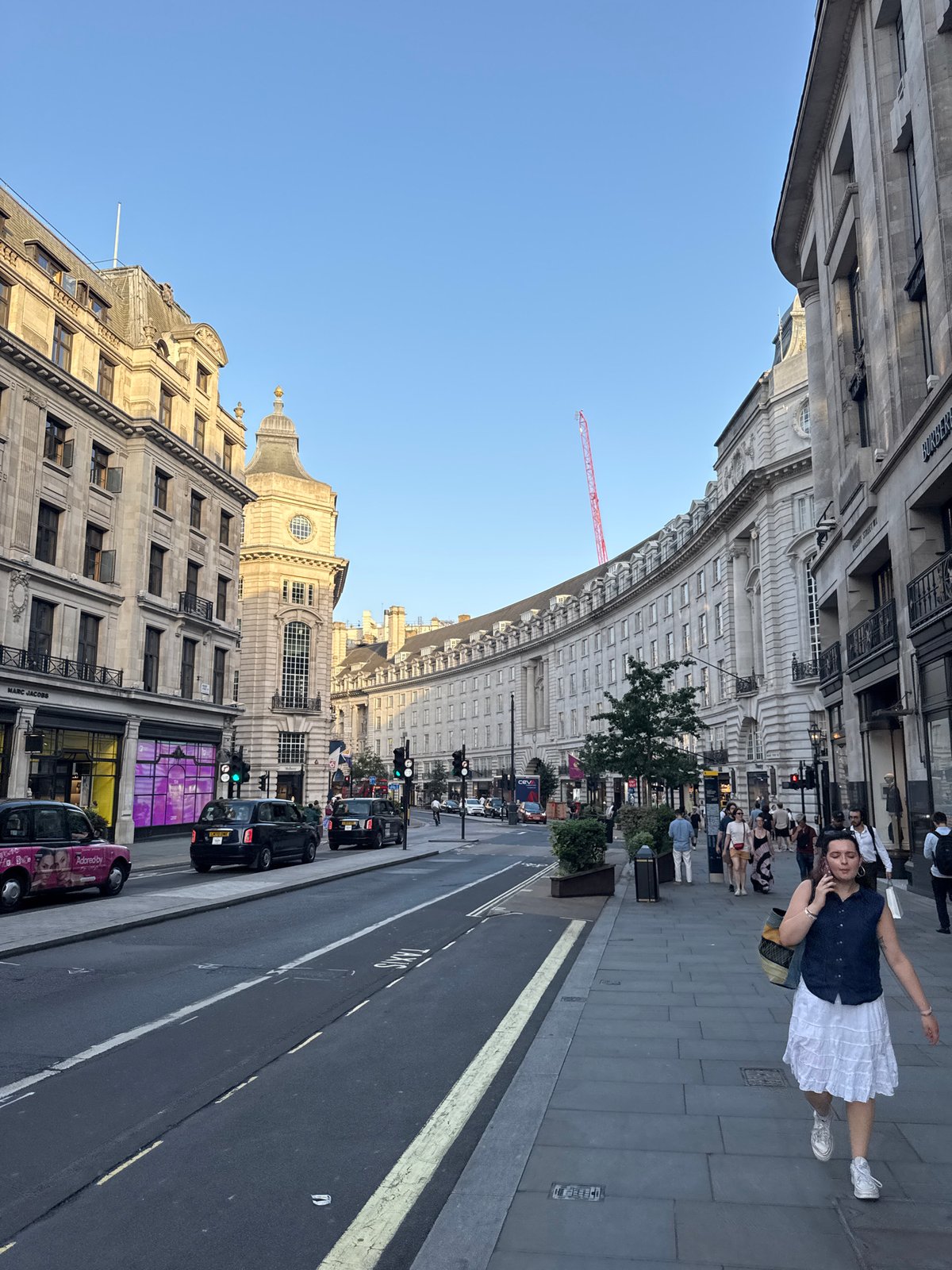 A summer evening wandering central London's West End